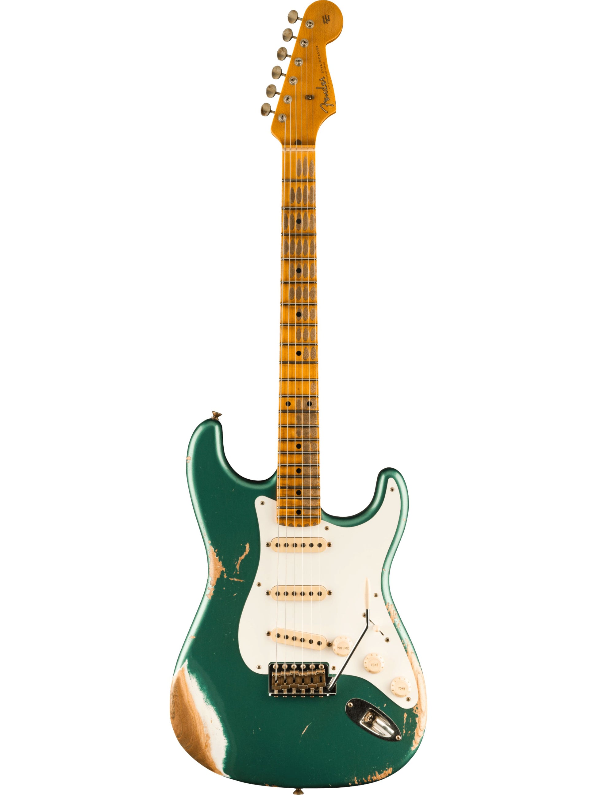 Fender Custom Shop 1957 Heavy Relic Stratocaster, Aged Sherwood Green Metallic