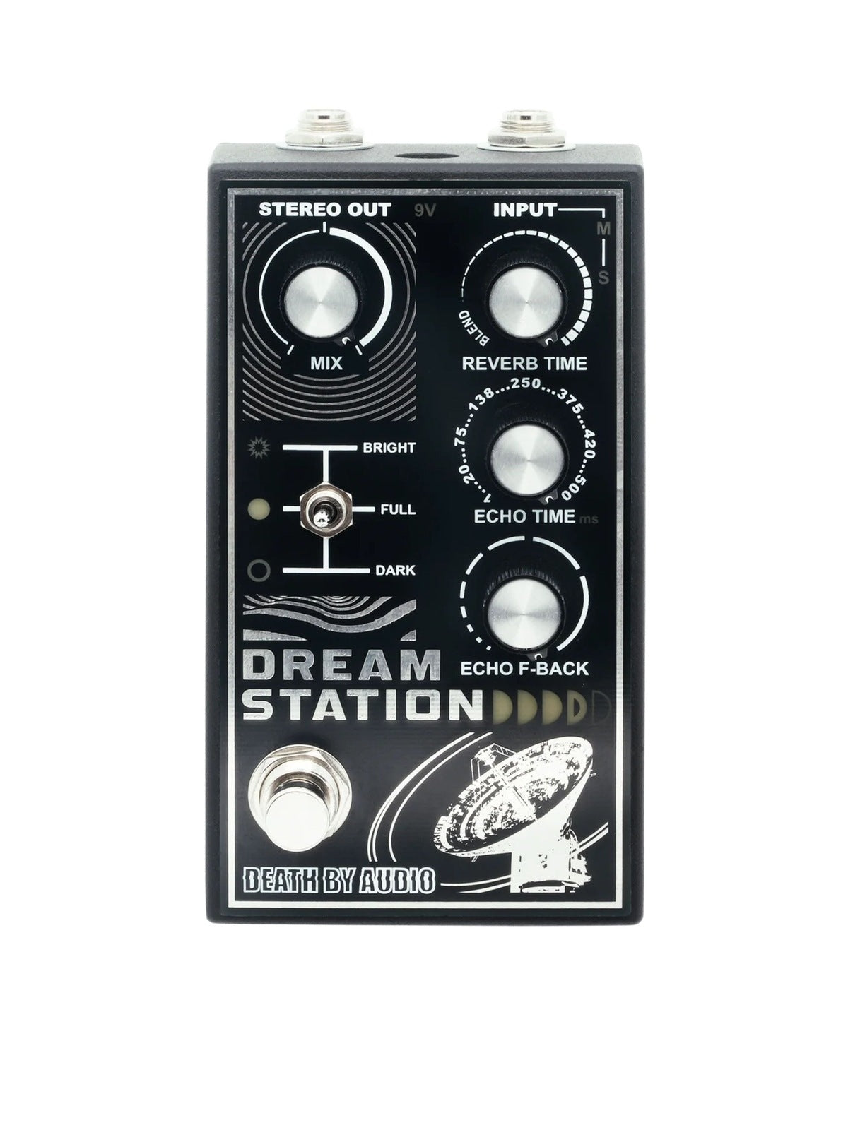 Death By Audio Dream Station Effect Pedal, Reverb/Delay