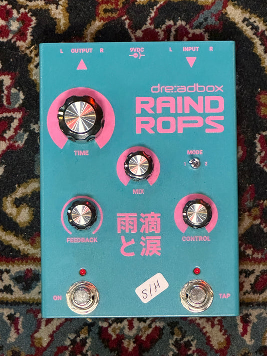 Dreadbox Raindrops, Stereo Delay/Pitch Shifter/ Reverb