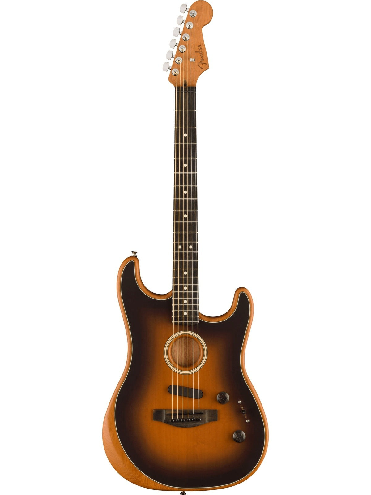 Fender DE American Acoustasonic® Stratocaster®, 2-Color Sunburst EF