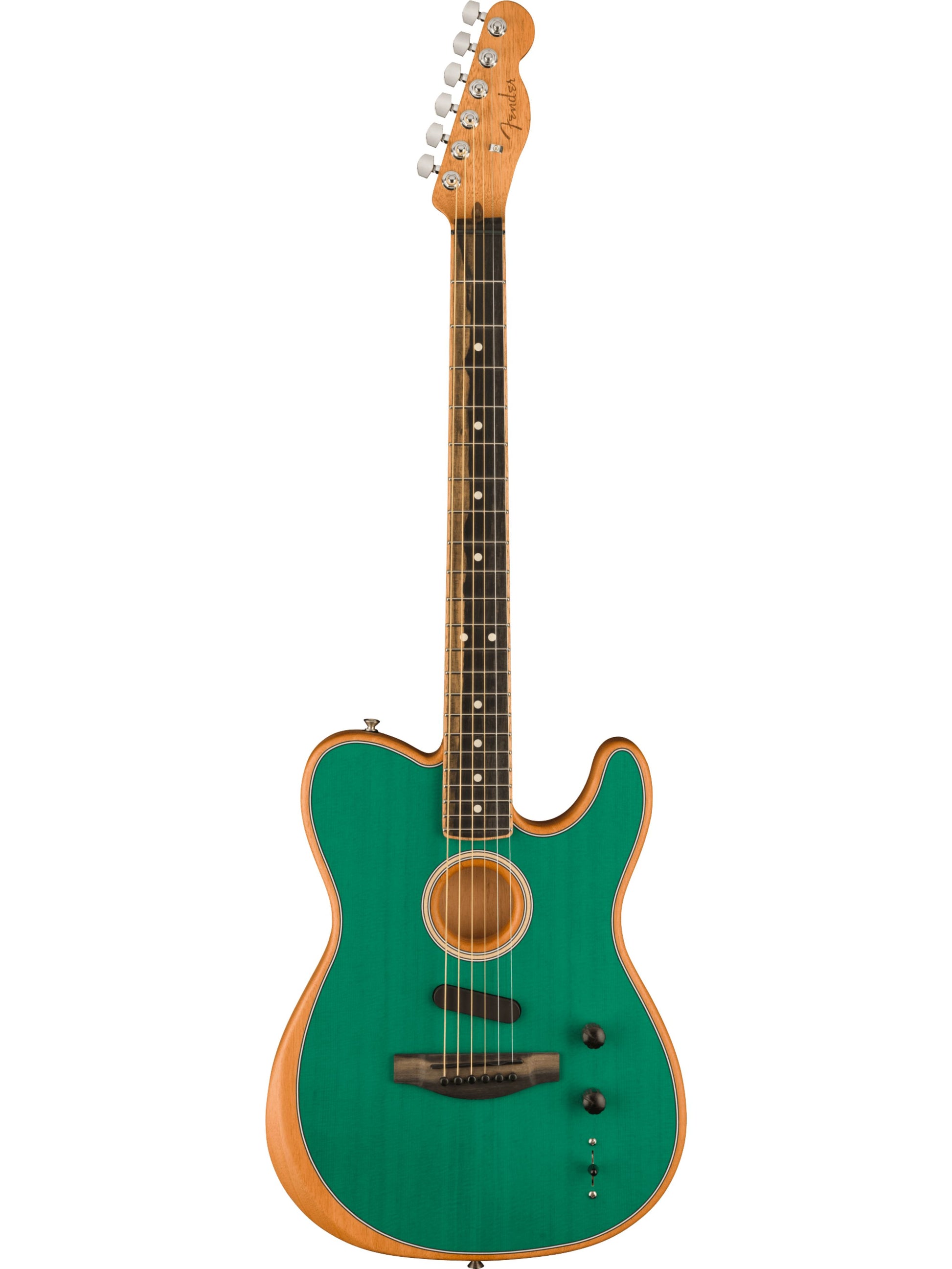 Fender DE American Acoustasonic® Telecaster®, Aqual Teal CBN EF