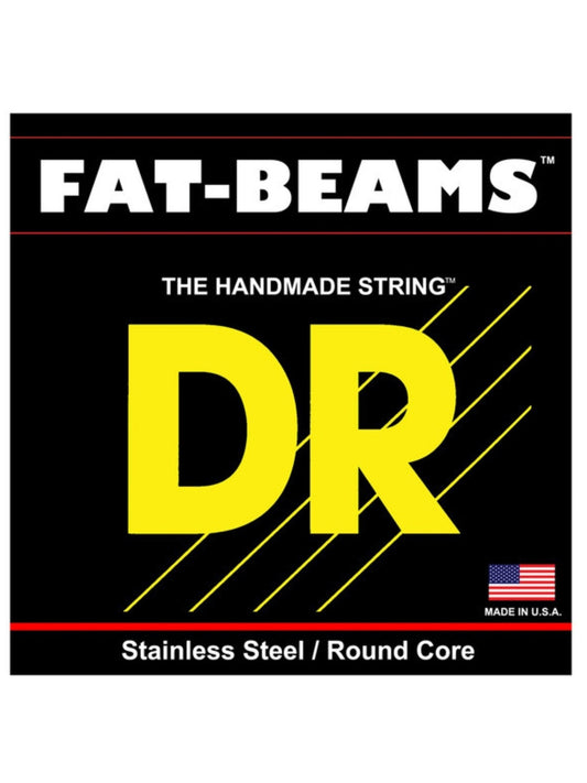 DR Fat Beams, Stainless Steel 5 String Bass Sets
