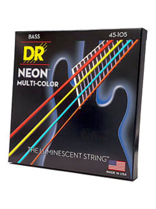 DR Hi-Def Neon 4 String Bass Sets - Multiple Colour Variants