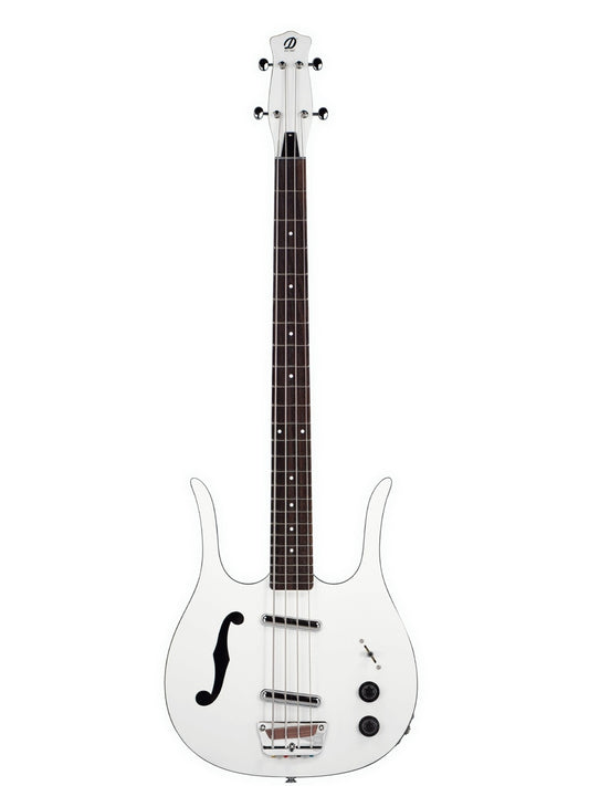Danelectro Red Hot Longhorn Bass, White