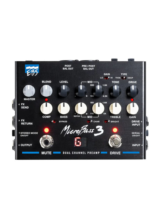 EBS Microbass 3 Bass Preamp