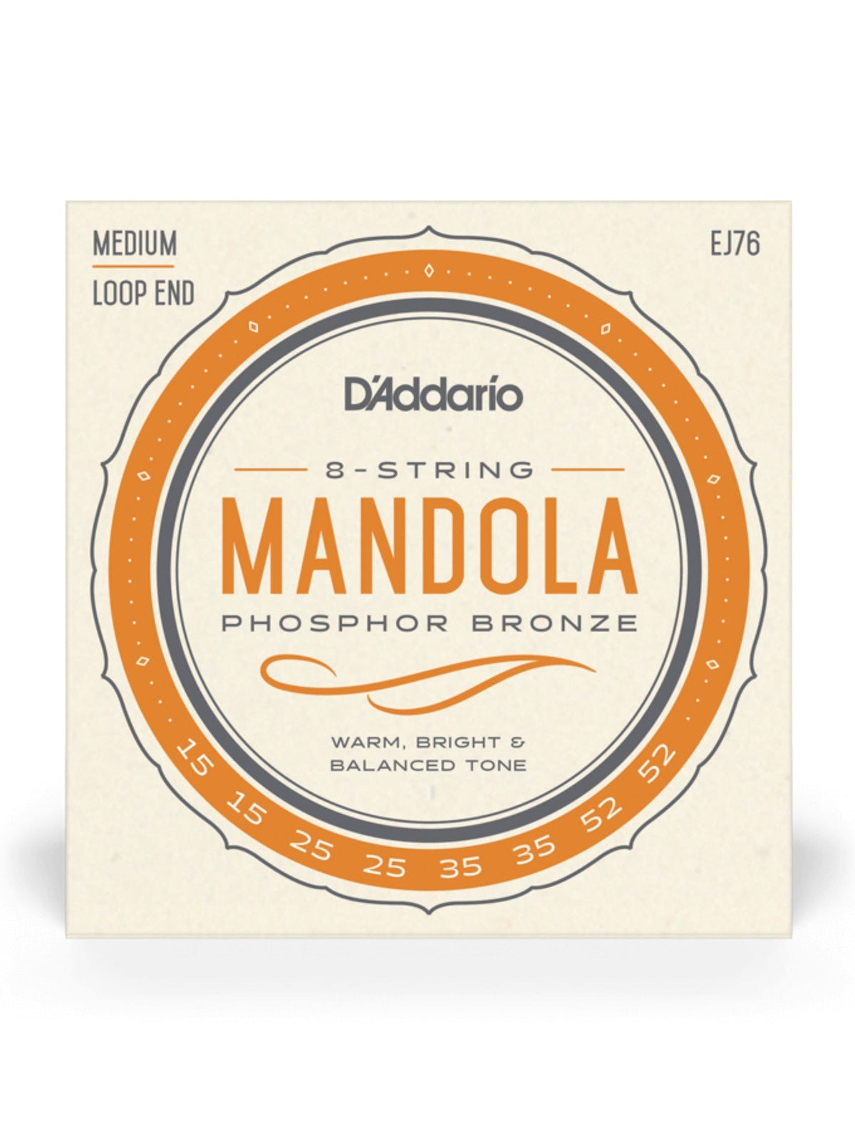 D'Addario Mandola Phosphor Bronze 8-Strings Set