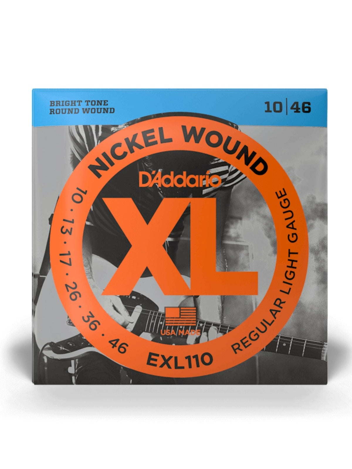D'Addario XL Nickelwood Round Wound Electric Guitar Strings