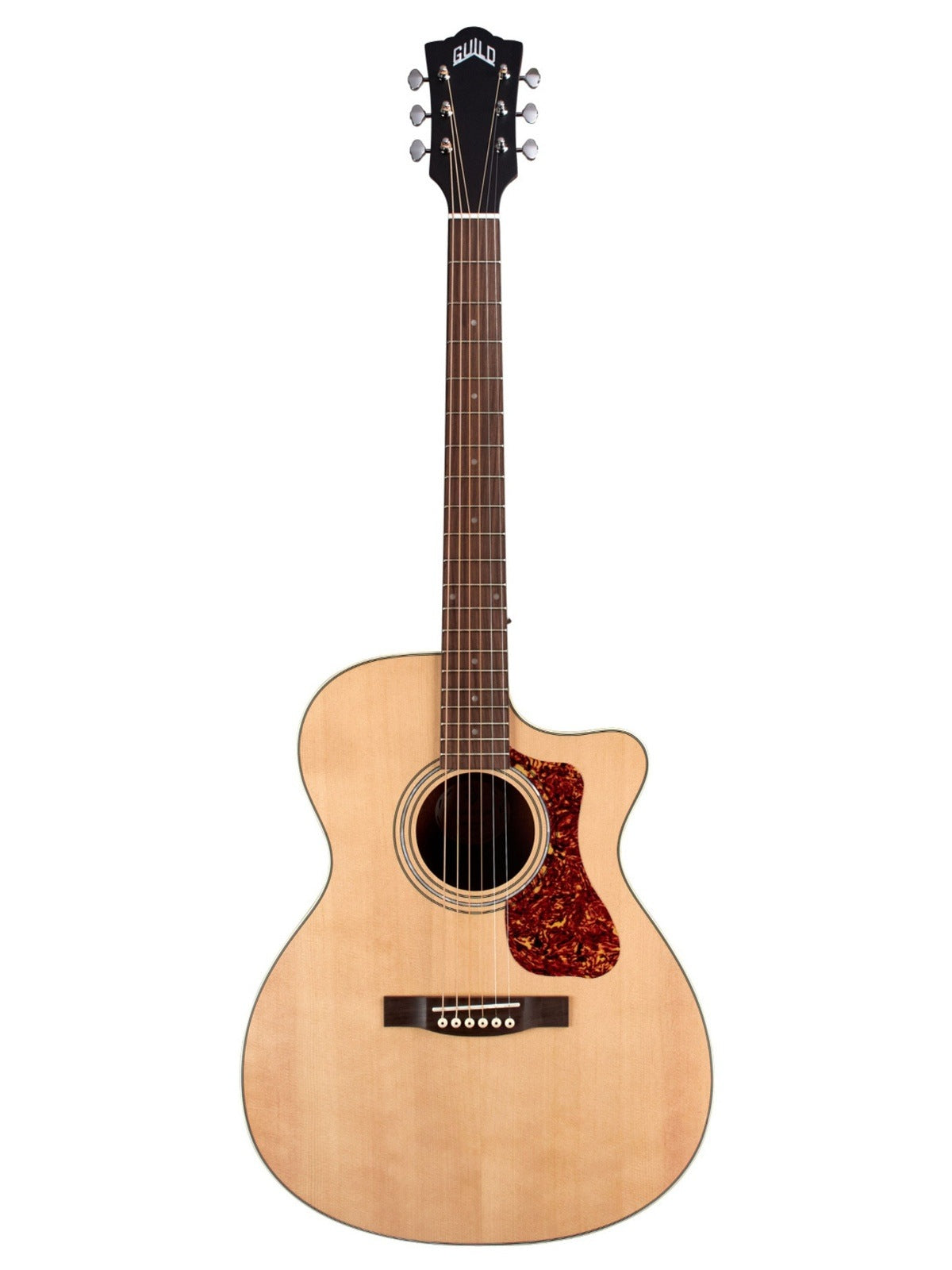 Guild OM-240CE Natural Electro-Acoustic Guitar