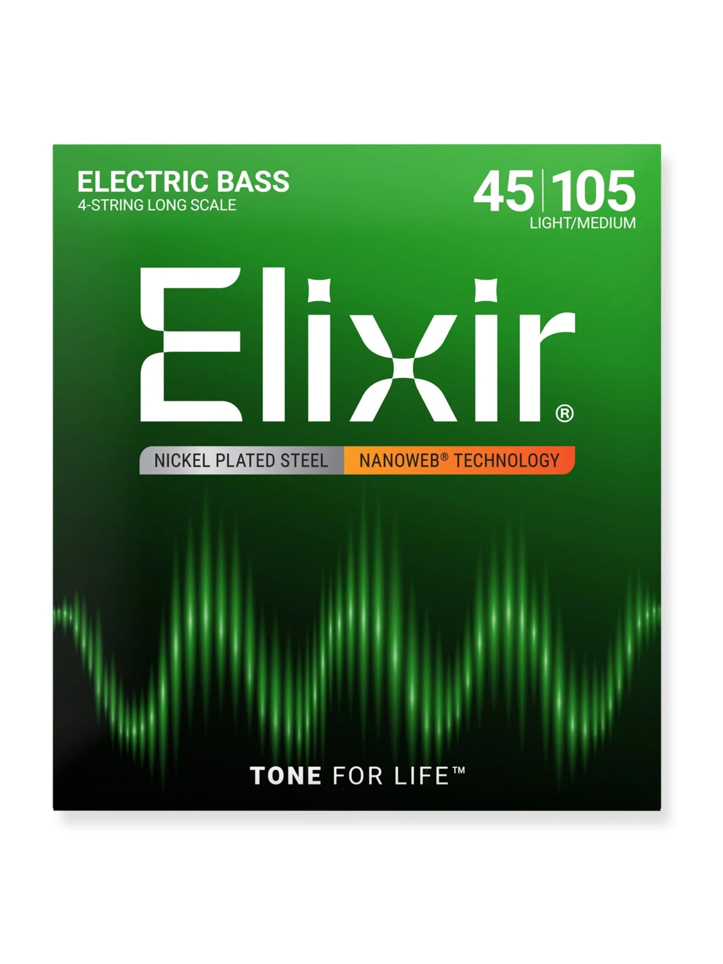 Elixir Nanoweb Nickel Plated 4 String Bass Sets