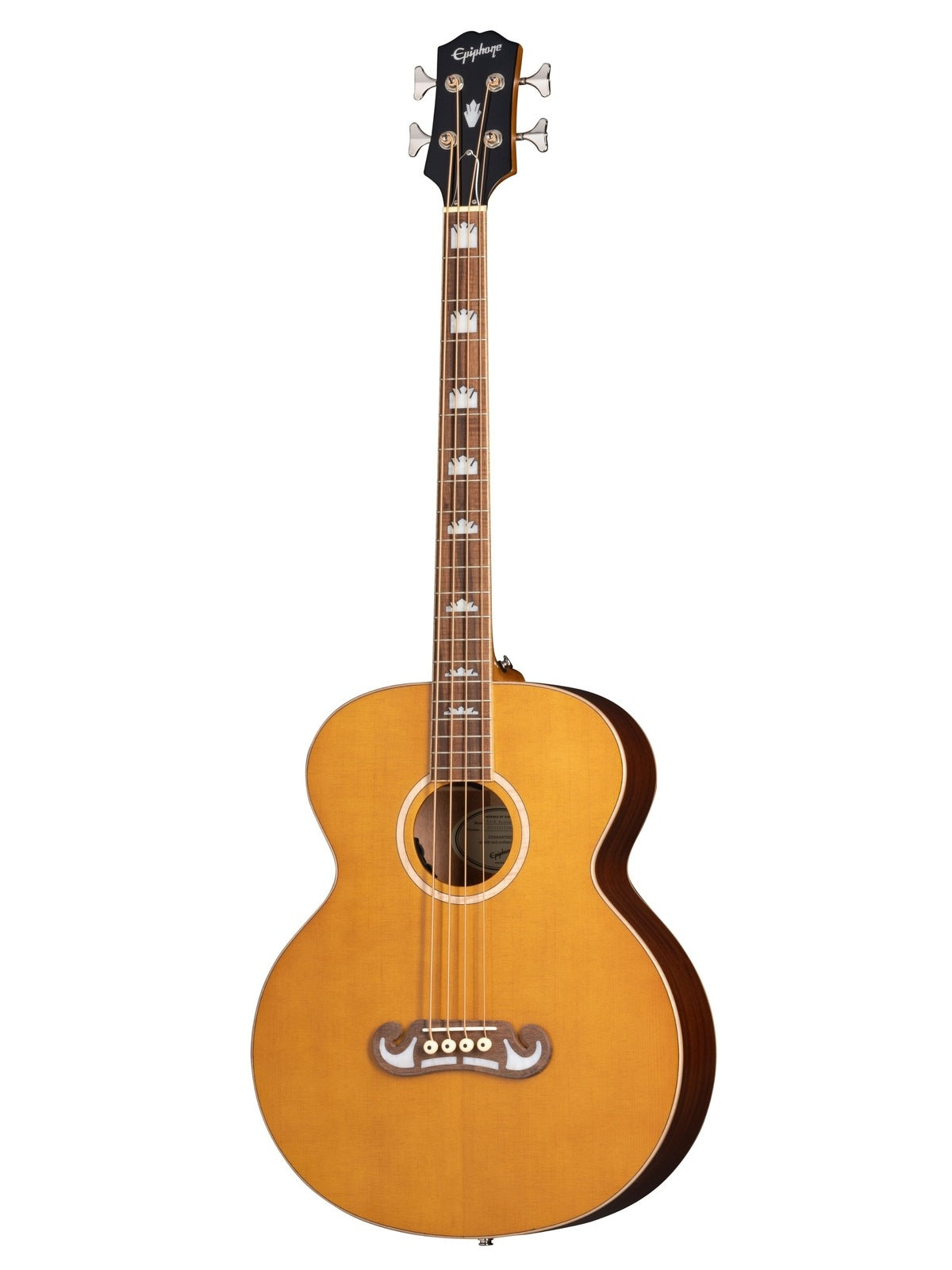 Epiphone El Capitan J-200 Studio Bass Fishman Sonitone , Aged Vintage Natural