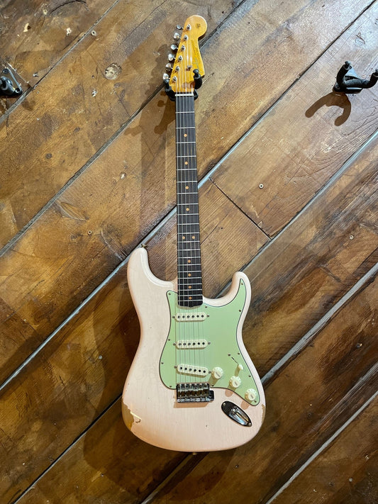 2023 Fender Custom Shop '63 Stratocaster, Heavy Relic Shell Pink