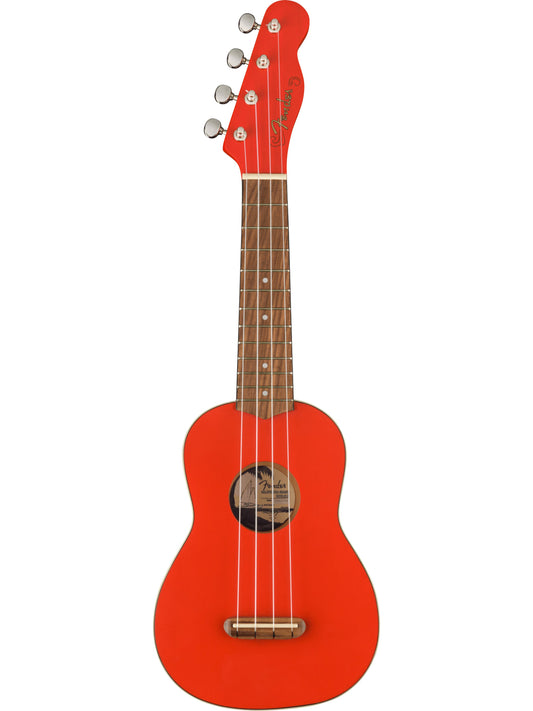 Fender FSR Venice Soprano Ukelele, Fiesta Red