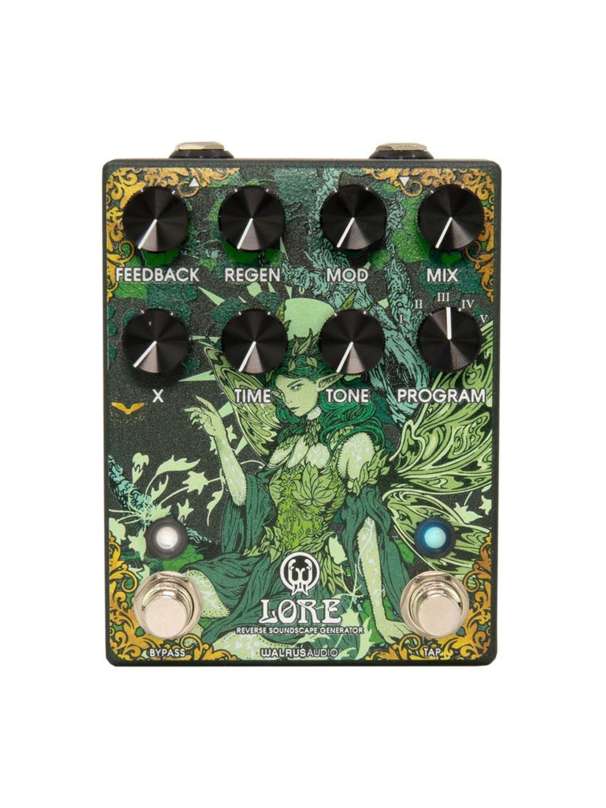 Walrus Audio Lore Reverse Soundscape Generator Pedal, Fall Ltd Edition Artwork