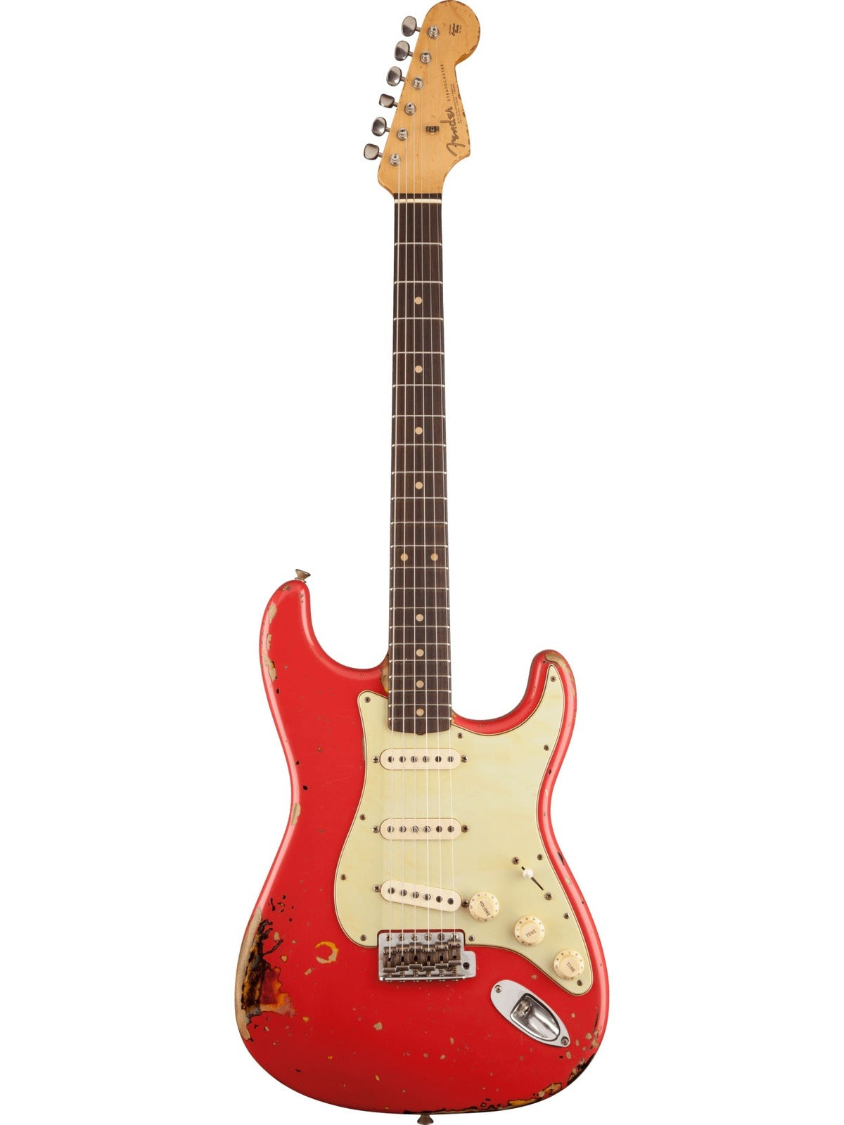 Fender Custom Shop Michael Landau Signature 1963 Stratocaster, Fiesta Red Over Sunburst