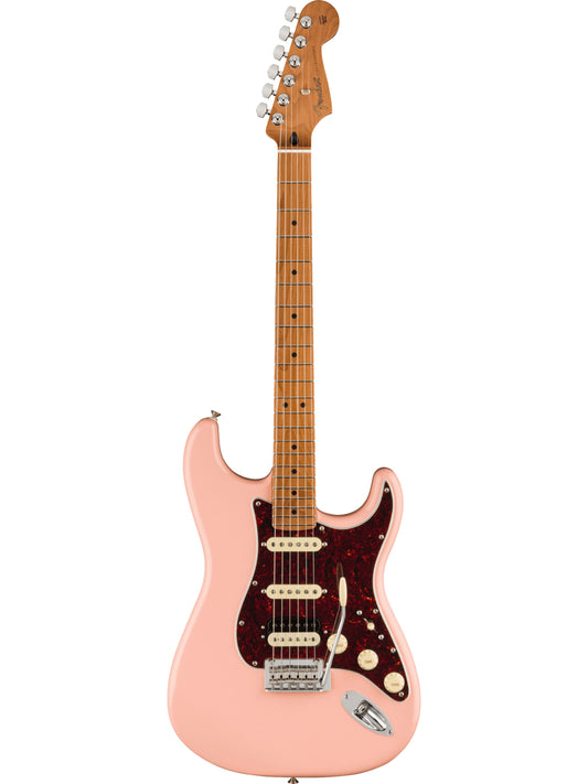 Fender Limited Edition Player Stratocaster HSS Roasted Maple Neck, Shell Pink