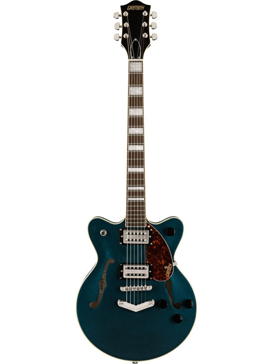 Gretsch G2655 Streamliner Center Block Jr. Double-Cut with V-Stoptail, Midnight Sapphire