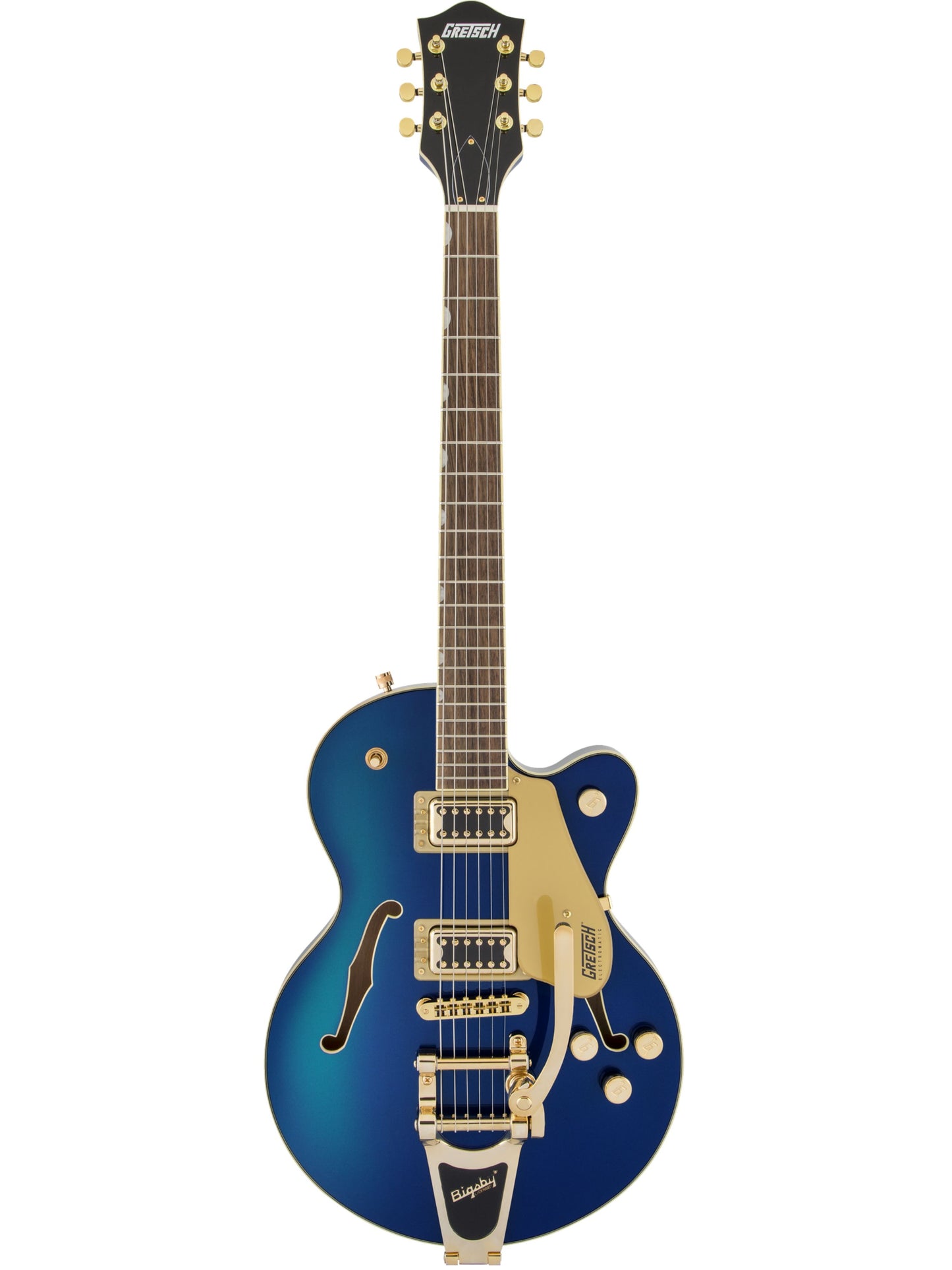 Gretsch G5655TG Electromatic Center Block Jr. Single-Cut with Bigsby, Azure Metallic