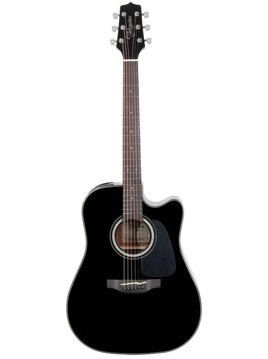 Takamine GD30CE-BLK Dreadnought Electro Acoustic Guitar, Gloss Black