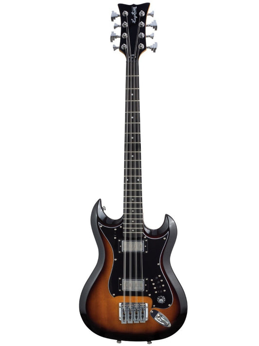 Hagstrom H8-II Bass 8-String Electric Bass, Tobacco Sunburst