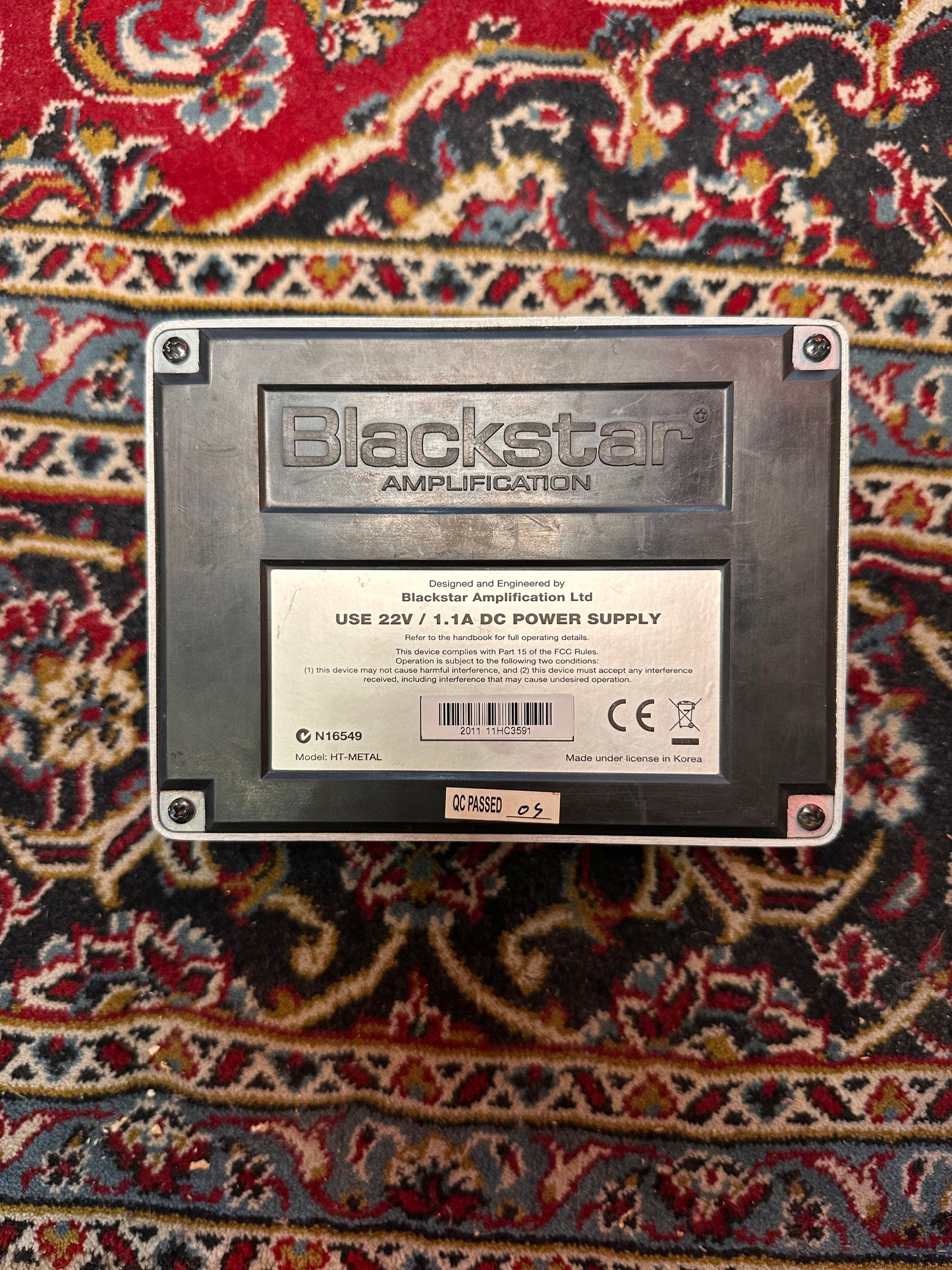 S/H Blackstar HT Metal, No Power Supply 22V