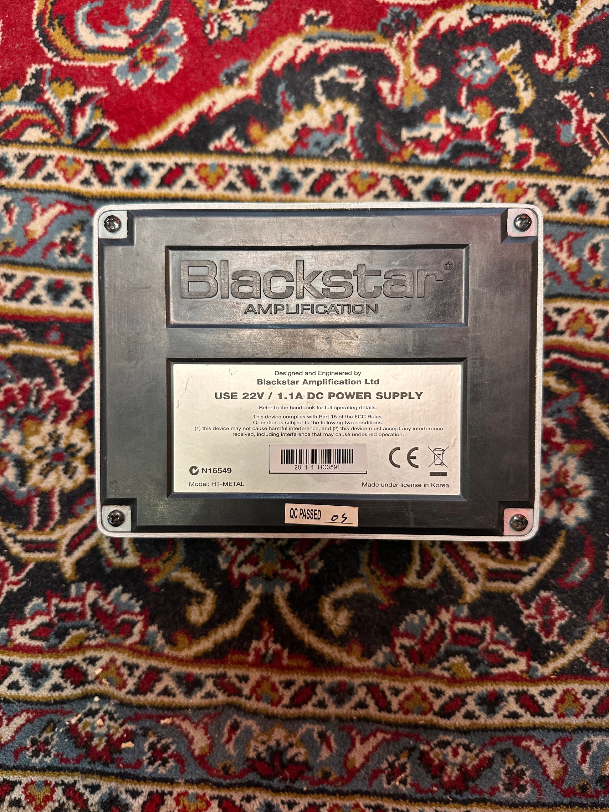 S/H Blackstar HT Metal, No Power Supply 22V