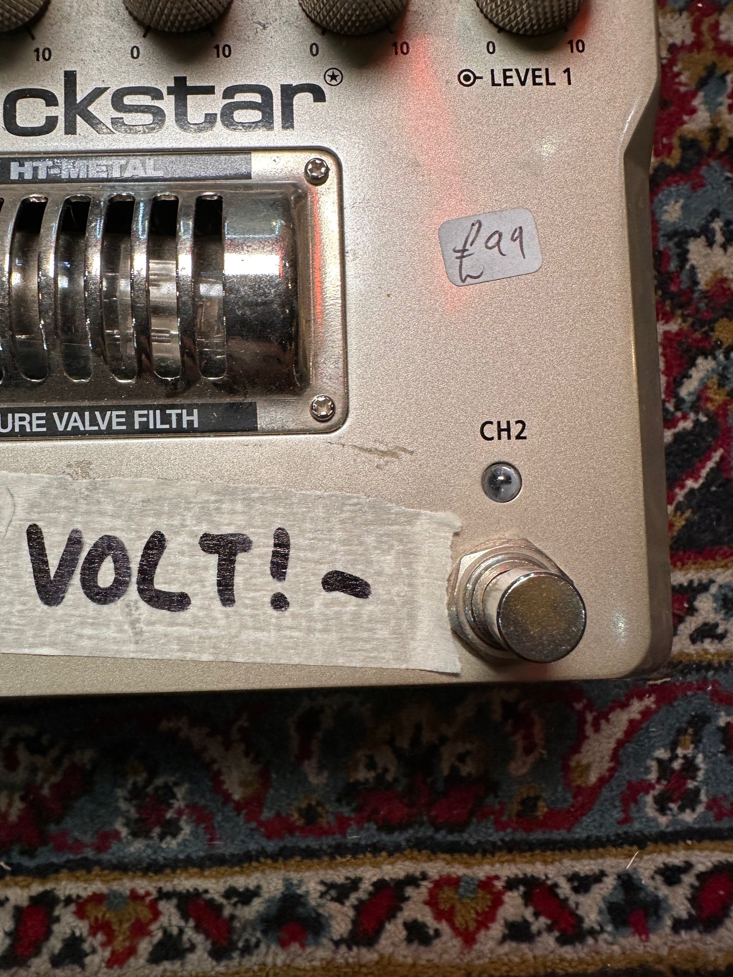 S/H Blackstar HT Metal, No Power Supply 22V