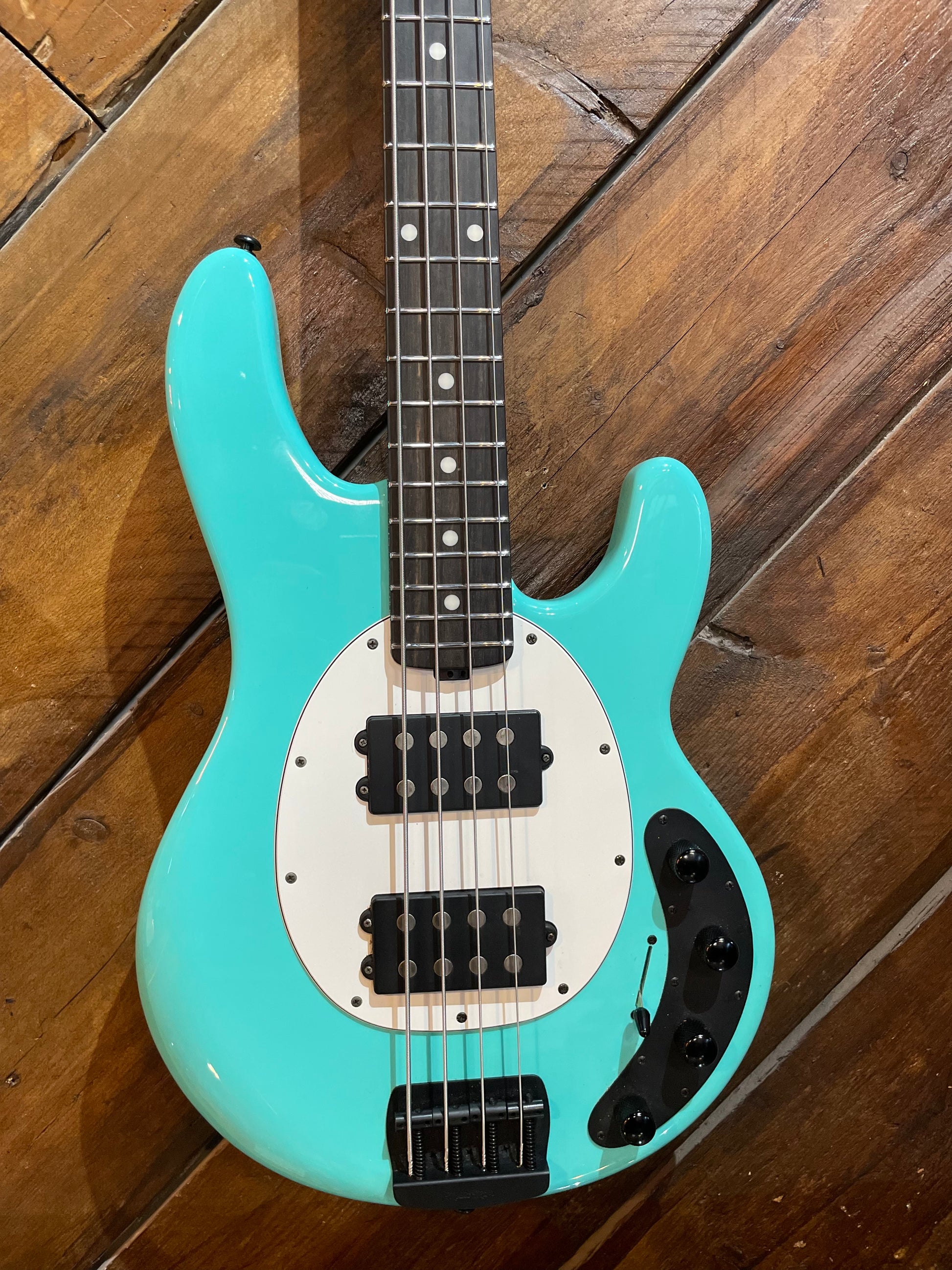S/H 2019 Music Man USA StingRay HH, Cruz Teal