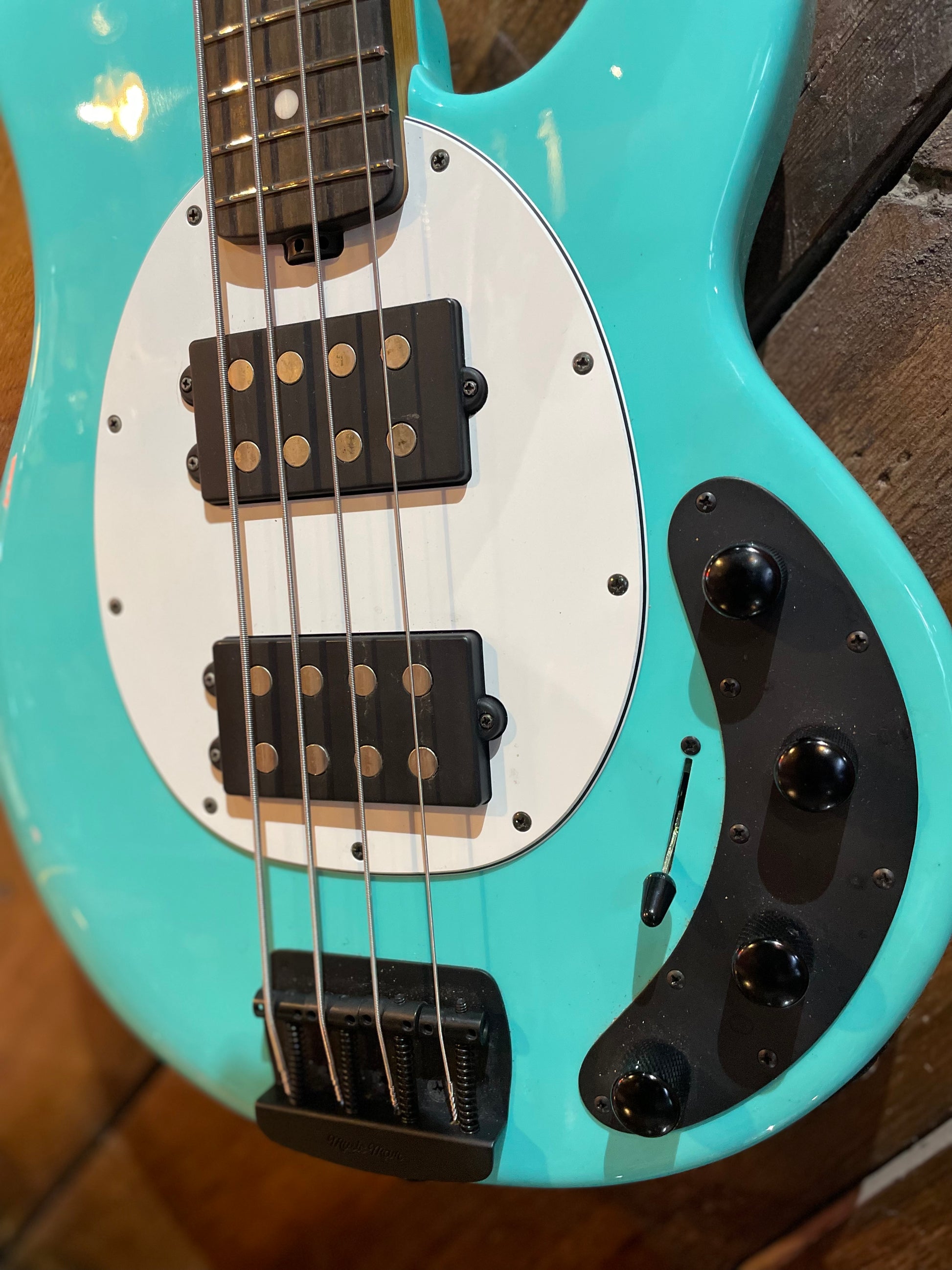 S/H 2019 Music Man USA StingRay HH, Cruz Teal