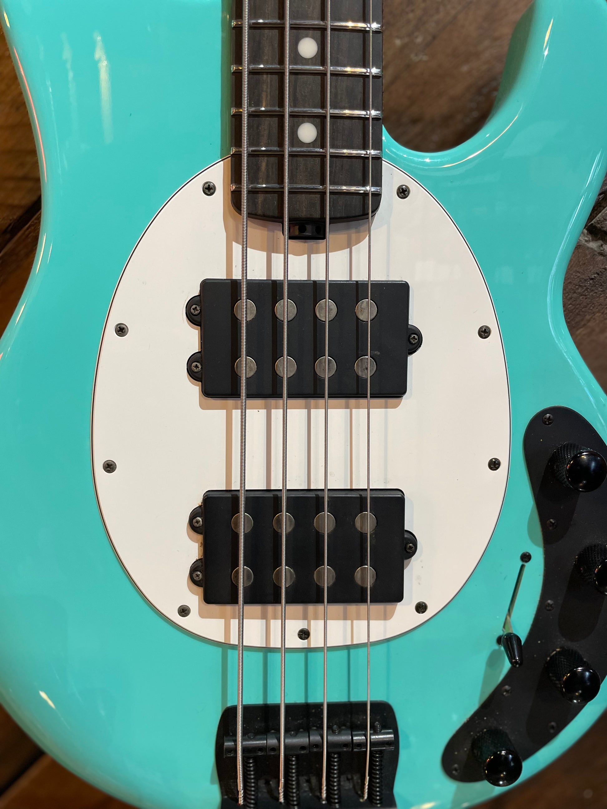 S/H 2019 Music Man USA StingRay HH, Cruz Teal