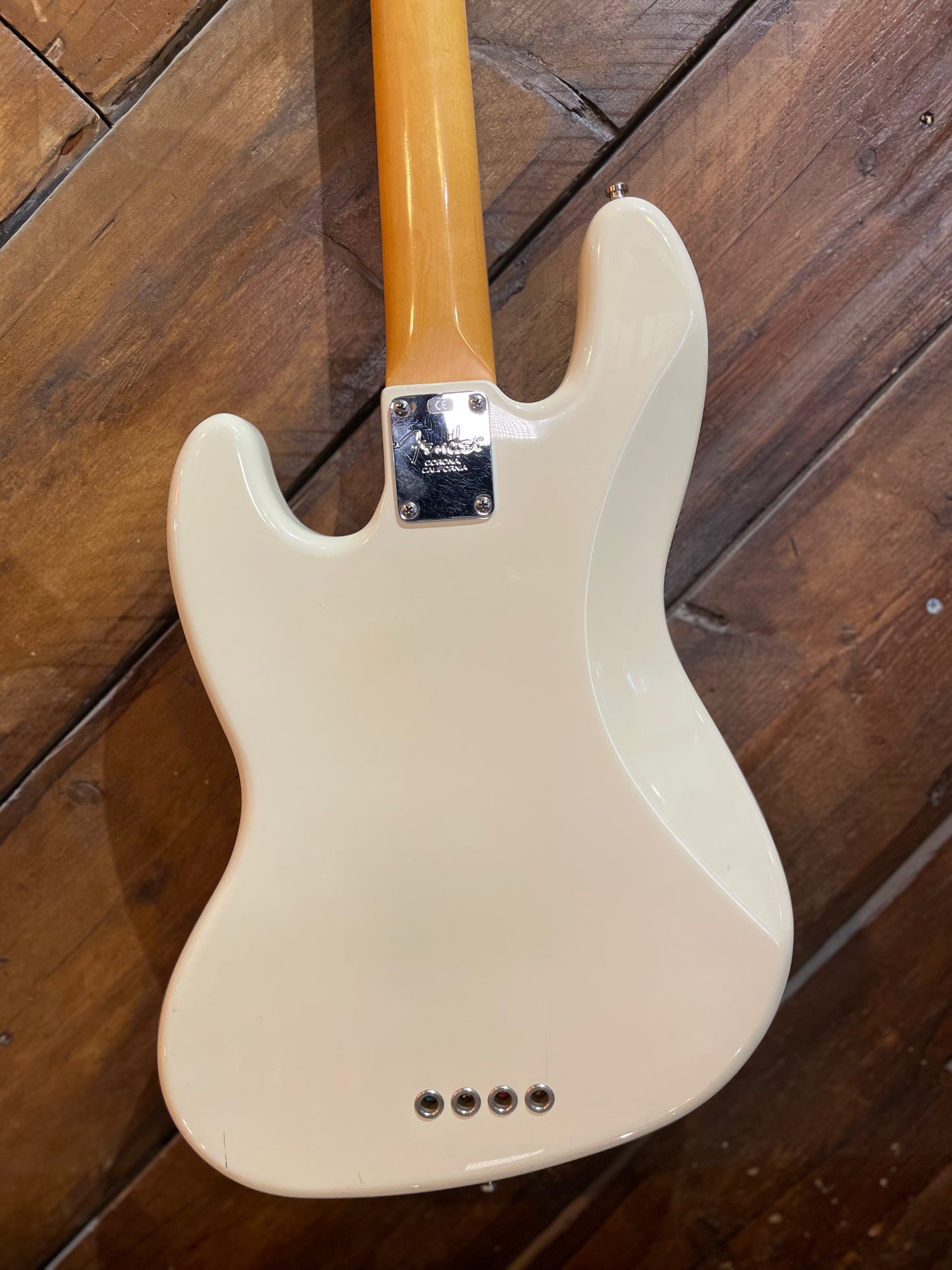 S/H 1998 Fender American Standard Jazz Bass, White