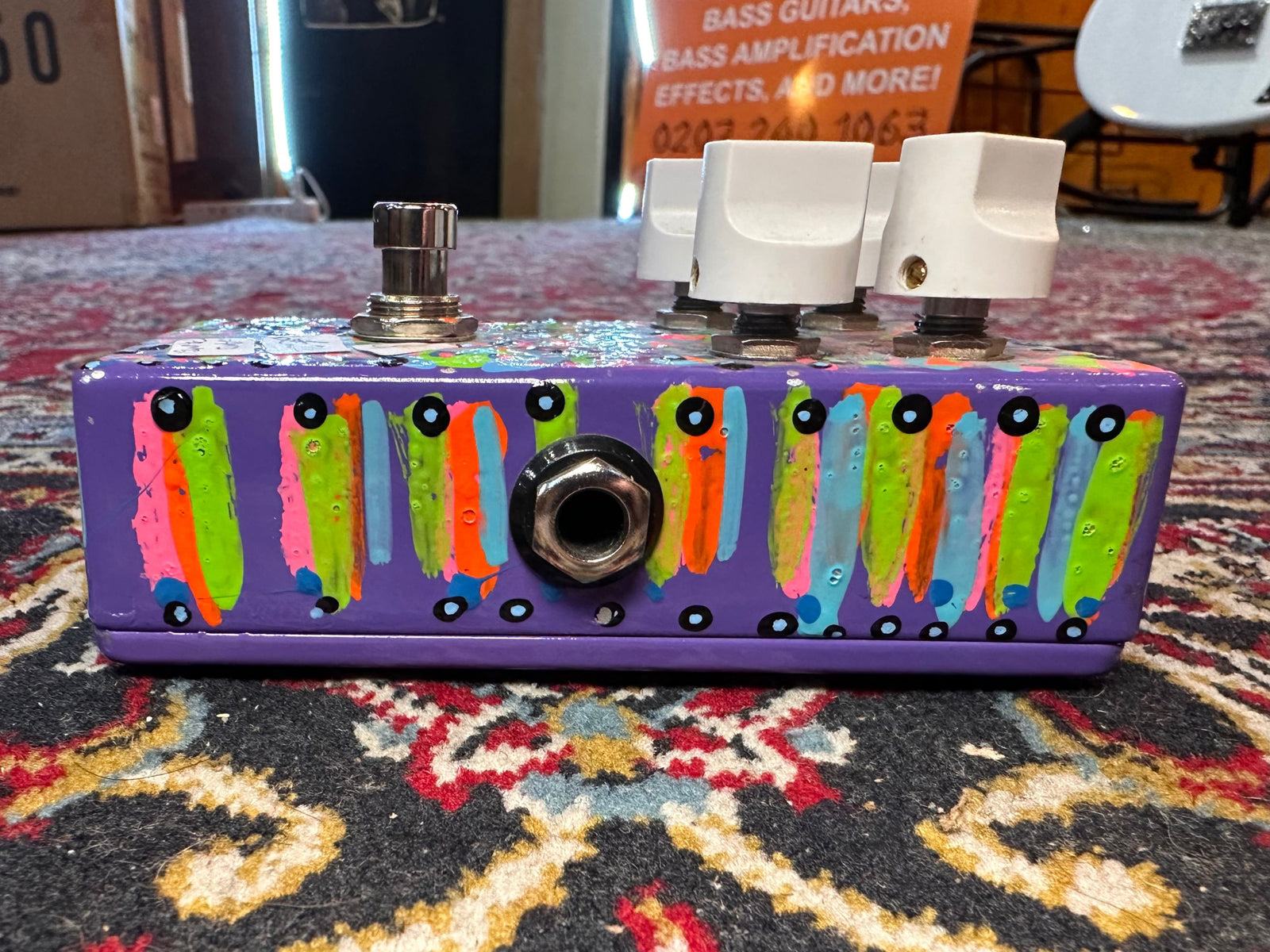 S/H Keeley Electronics Hand Painted Four Knob Compressor