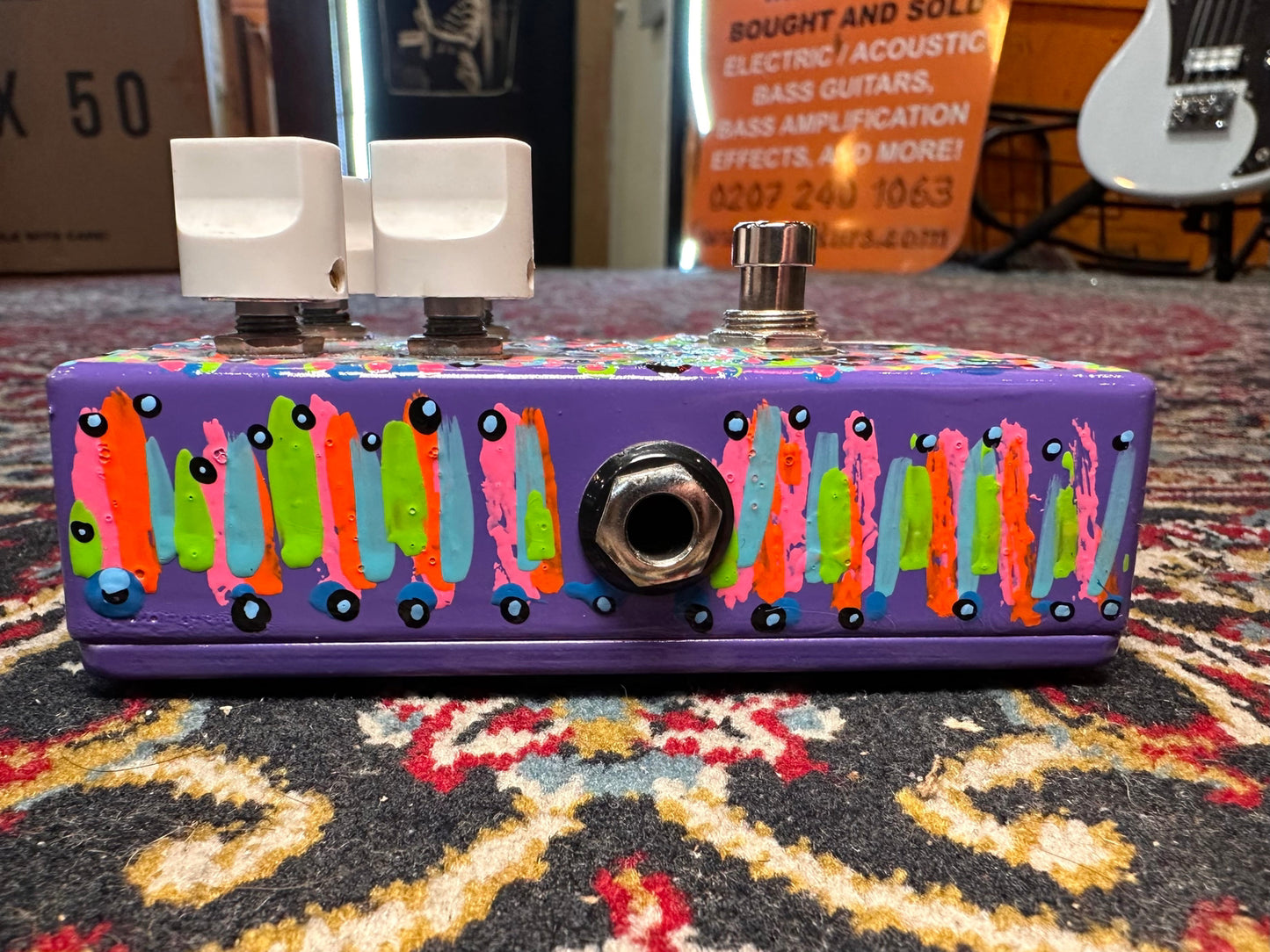 S/H Keeley Electronics Hand Painted Four Knob Compressor