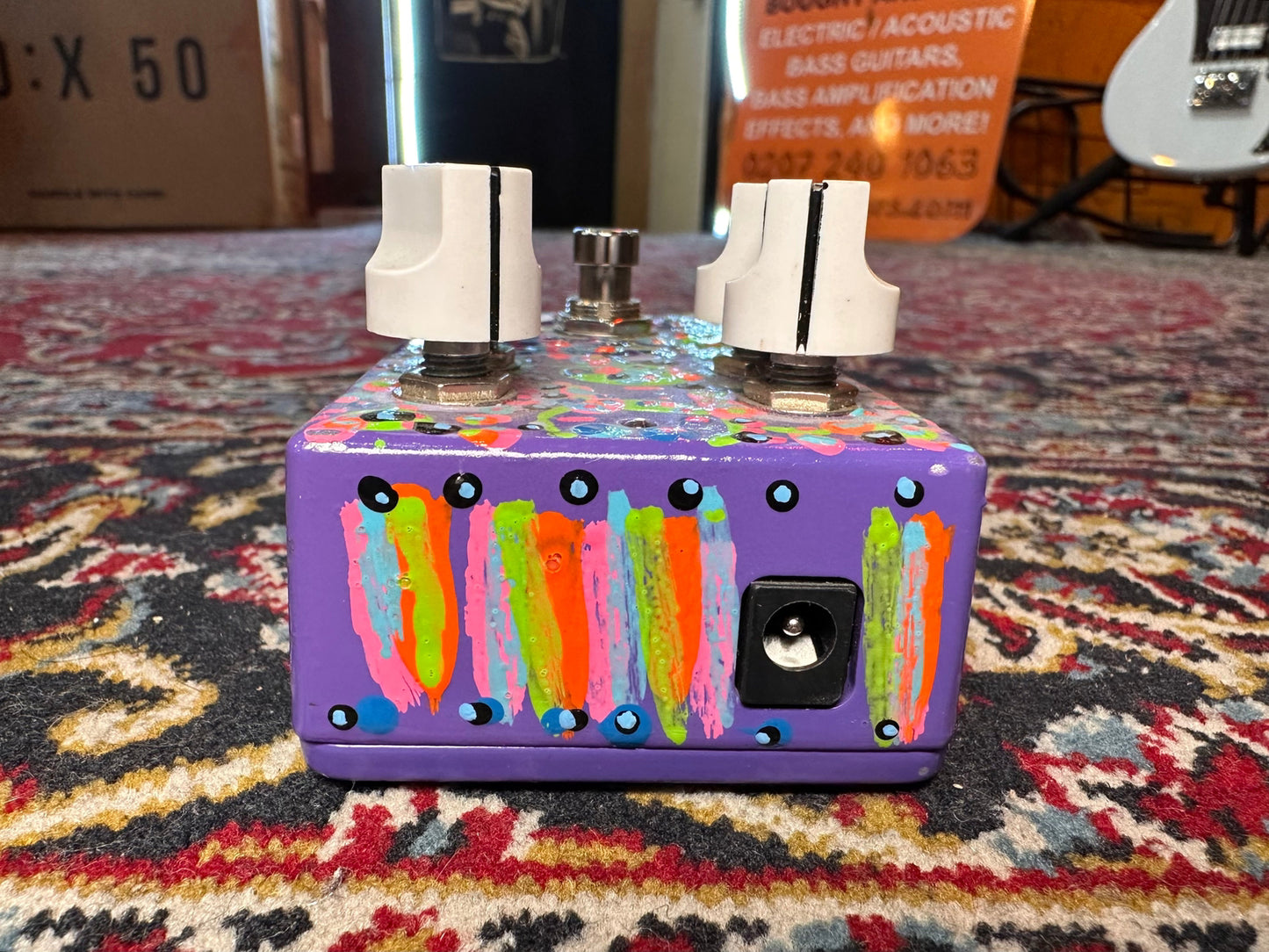 S/H Keeley Electronics Hand Painted Four Knob Compressor