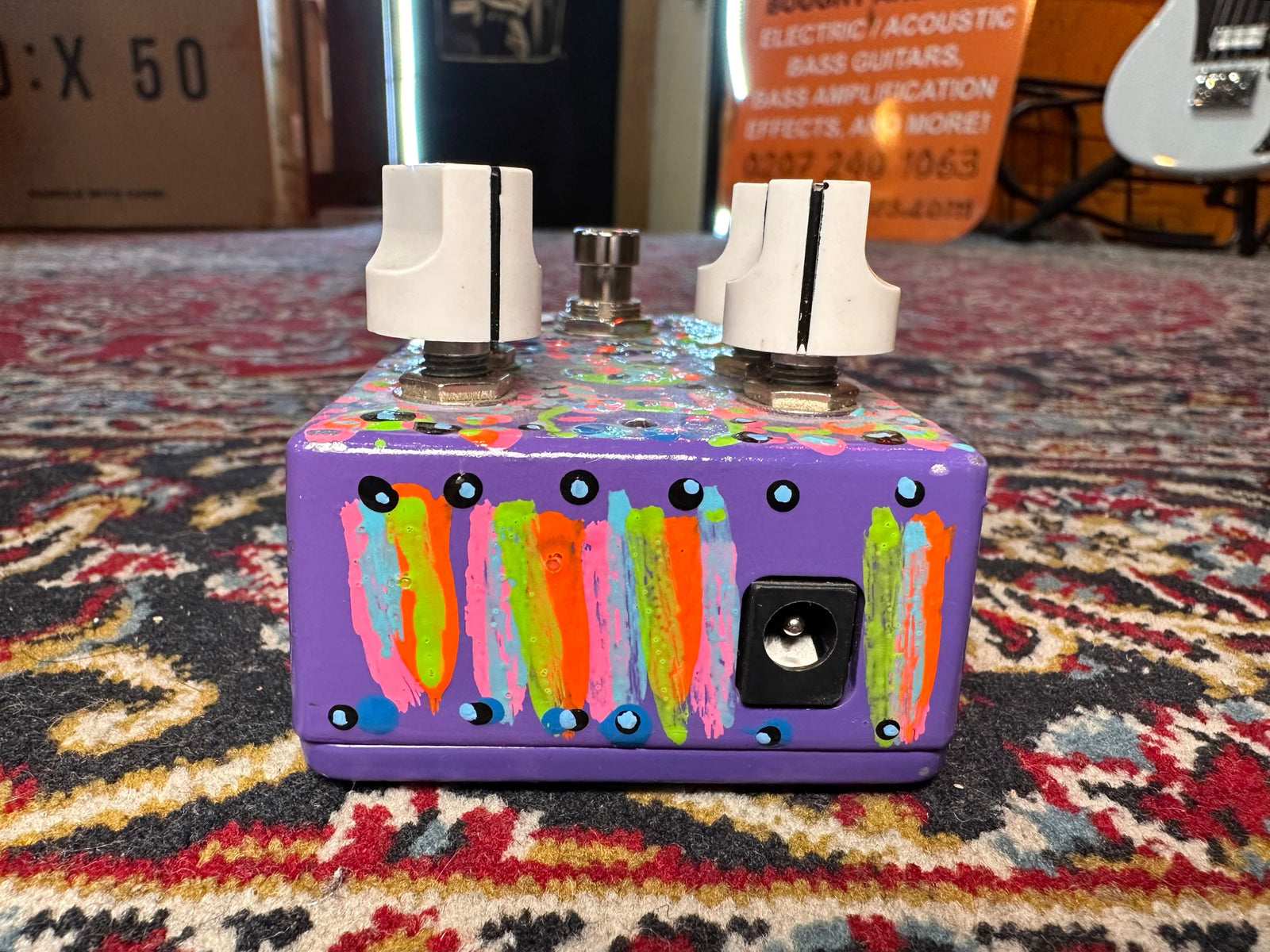 S/H Keeley Electronics Hand Painted Four Knob Compressor