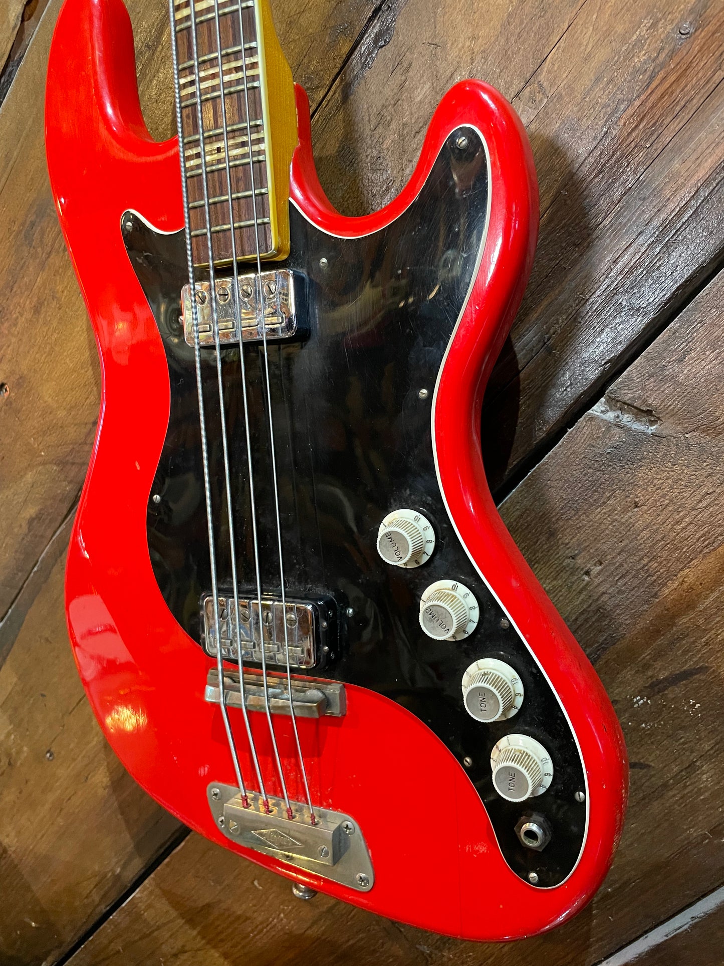 S/H 1962 Hofner 185 Artist Bass, Red