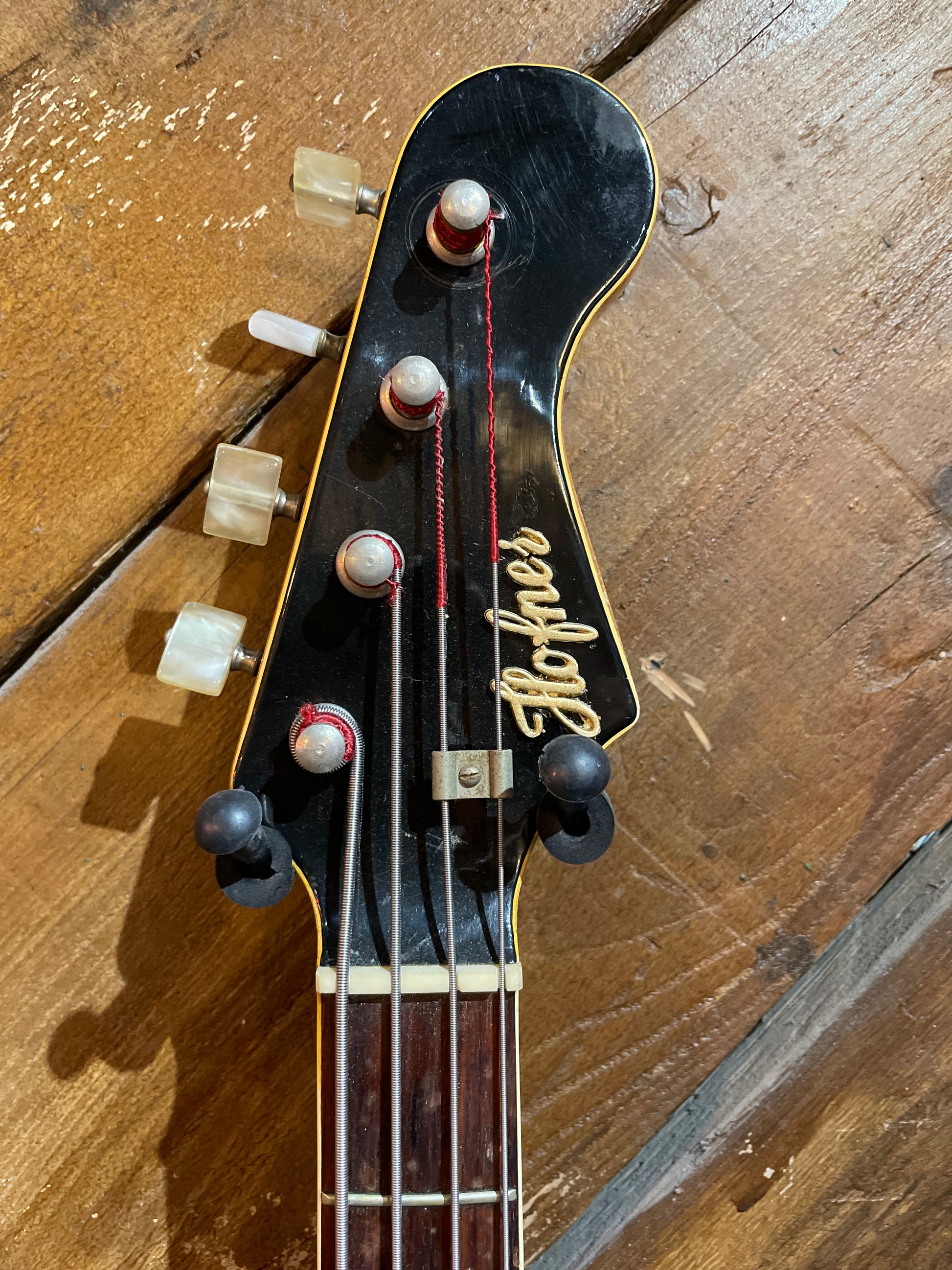 S/H 1962 Hofner 185 Artist Bass, Red