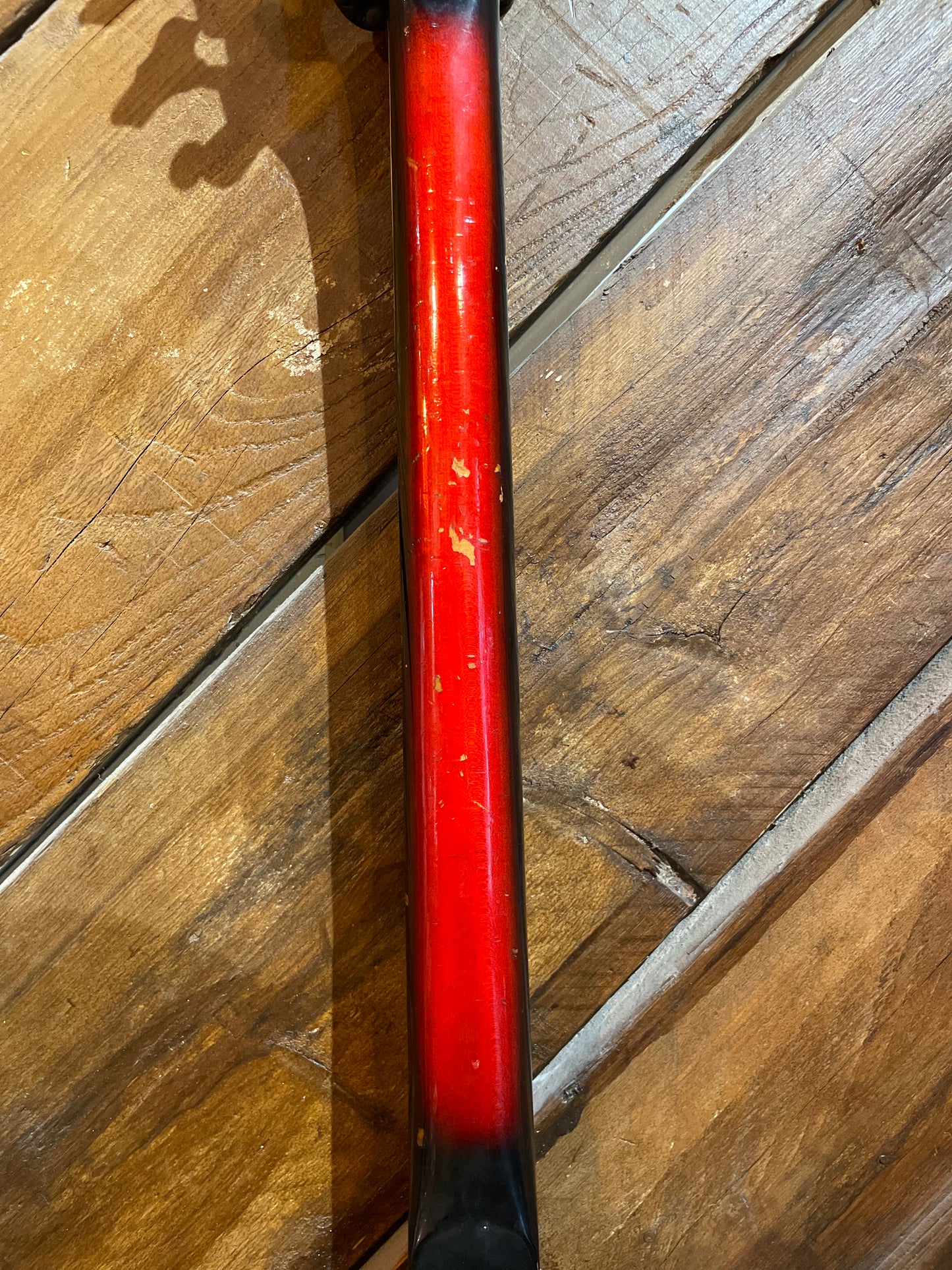 S/H 1960 Domino Japan Violin Beatle Bass, Red Burst