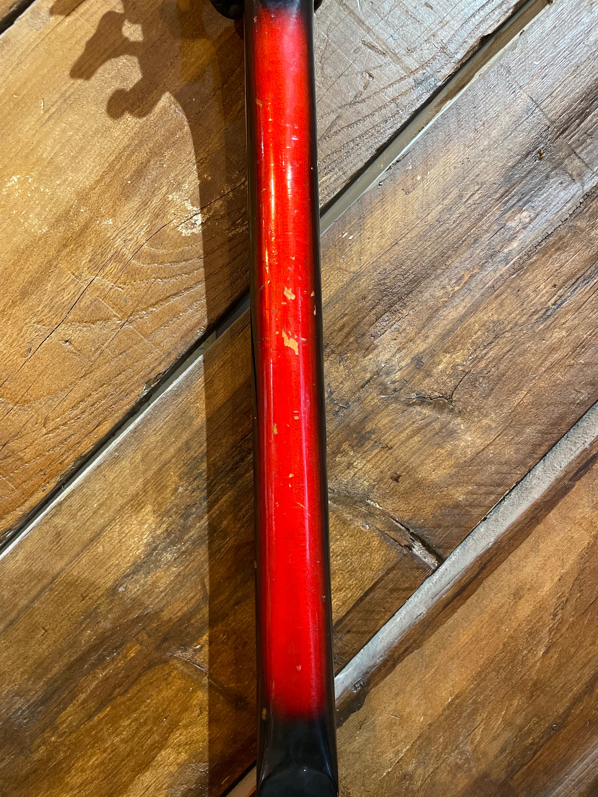 S/H 1960 Domino Japan Violin Beatle Bass, Red Burst