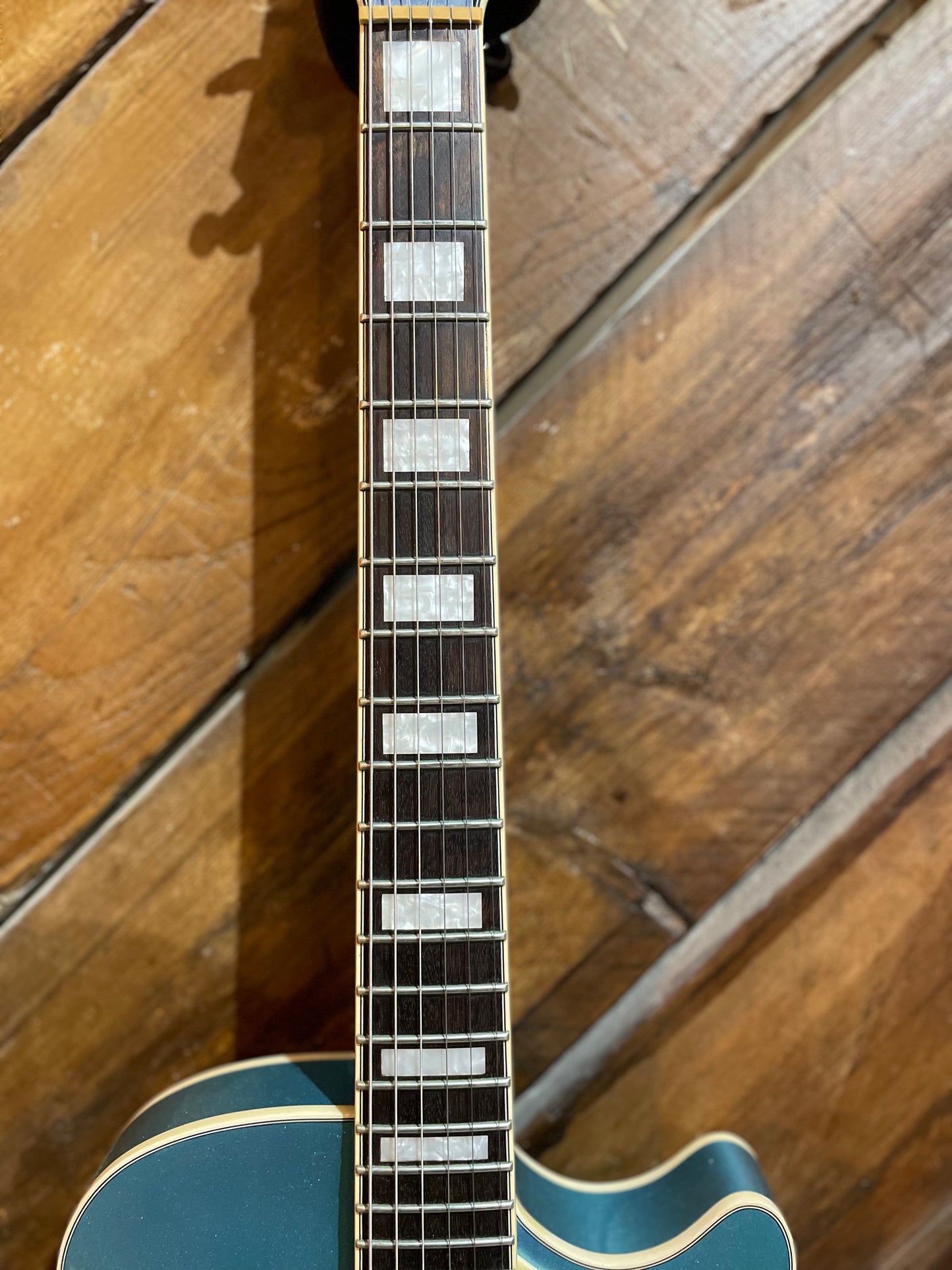 S/H D'Angelico Premiere SS Semi-Hollow Electric Guitar, Ocean Turquoise