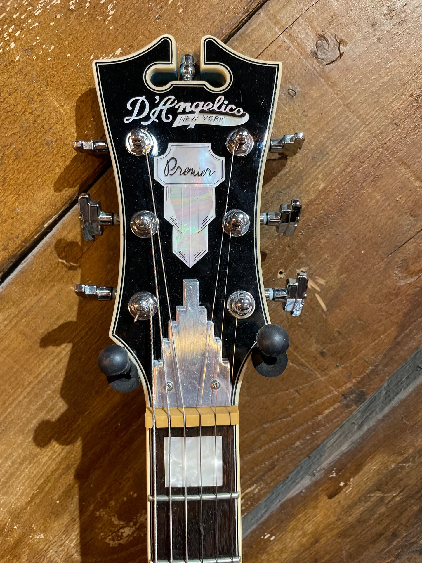 S/H D'Angelico Premiere SS Semi-Hollow Electric Guitar, Ocean Turquoise