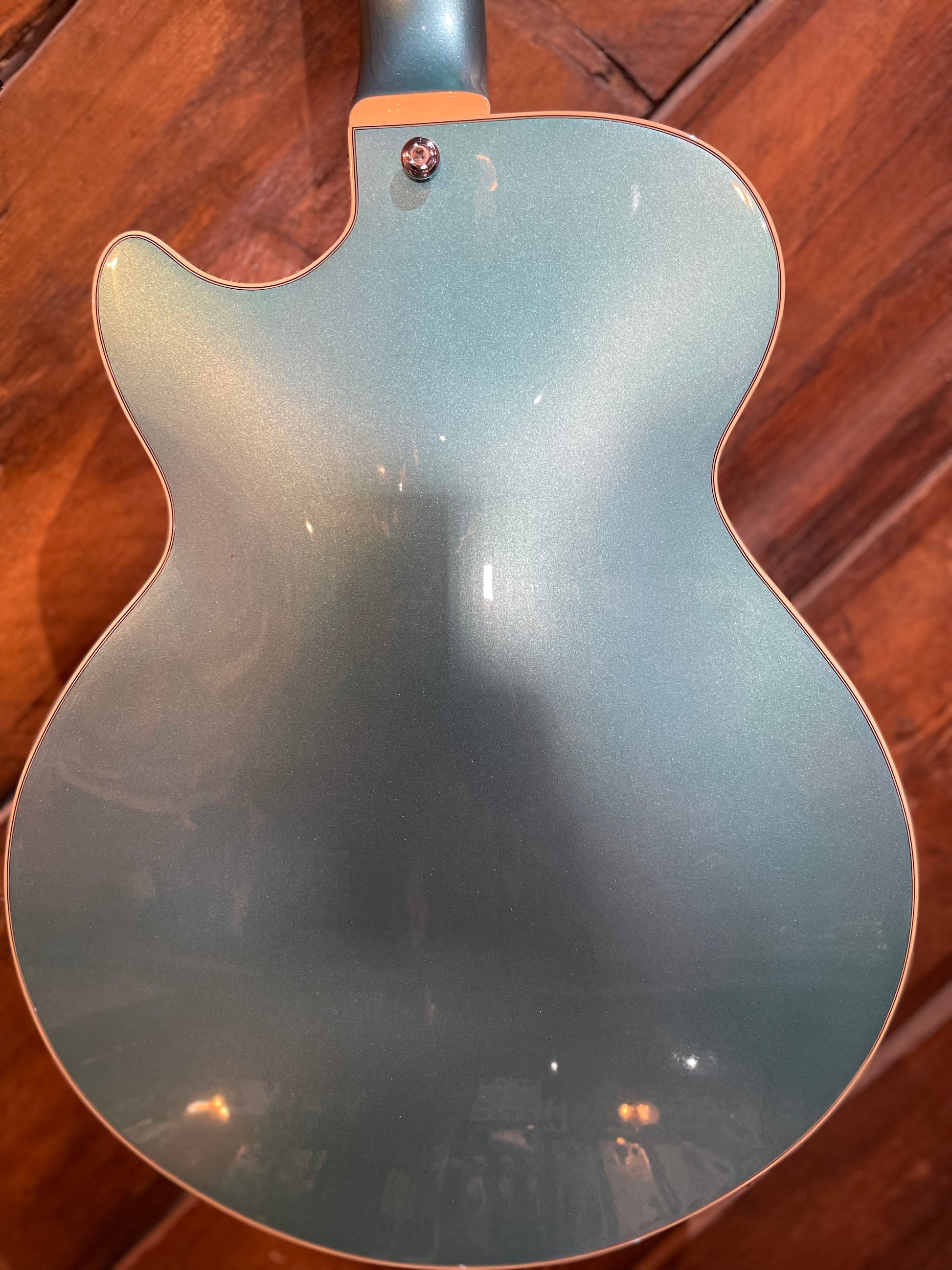 S/H D'Angelico Premiere SS Semi-Hollow Electric Guitar, Ocean Turquoise