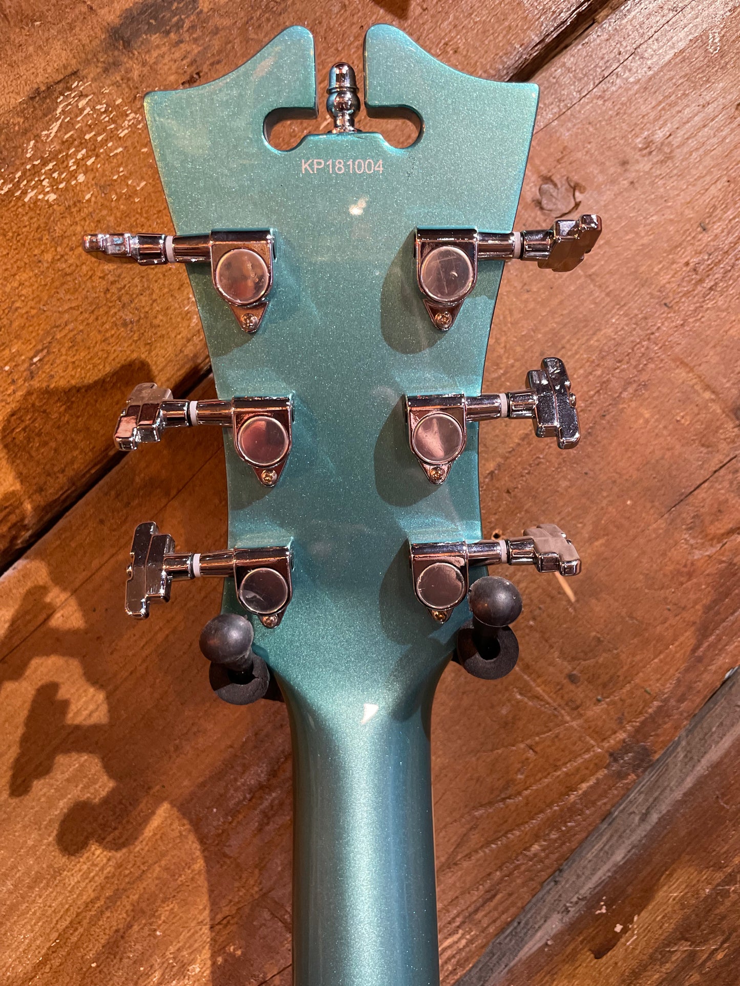 S/H D'Angelico Premiere SS Semi-Hollow Electric Guitar, Ocean Turquoise