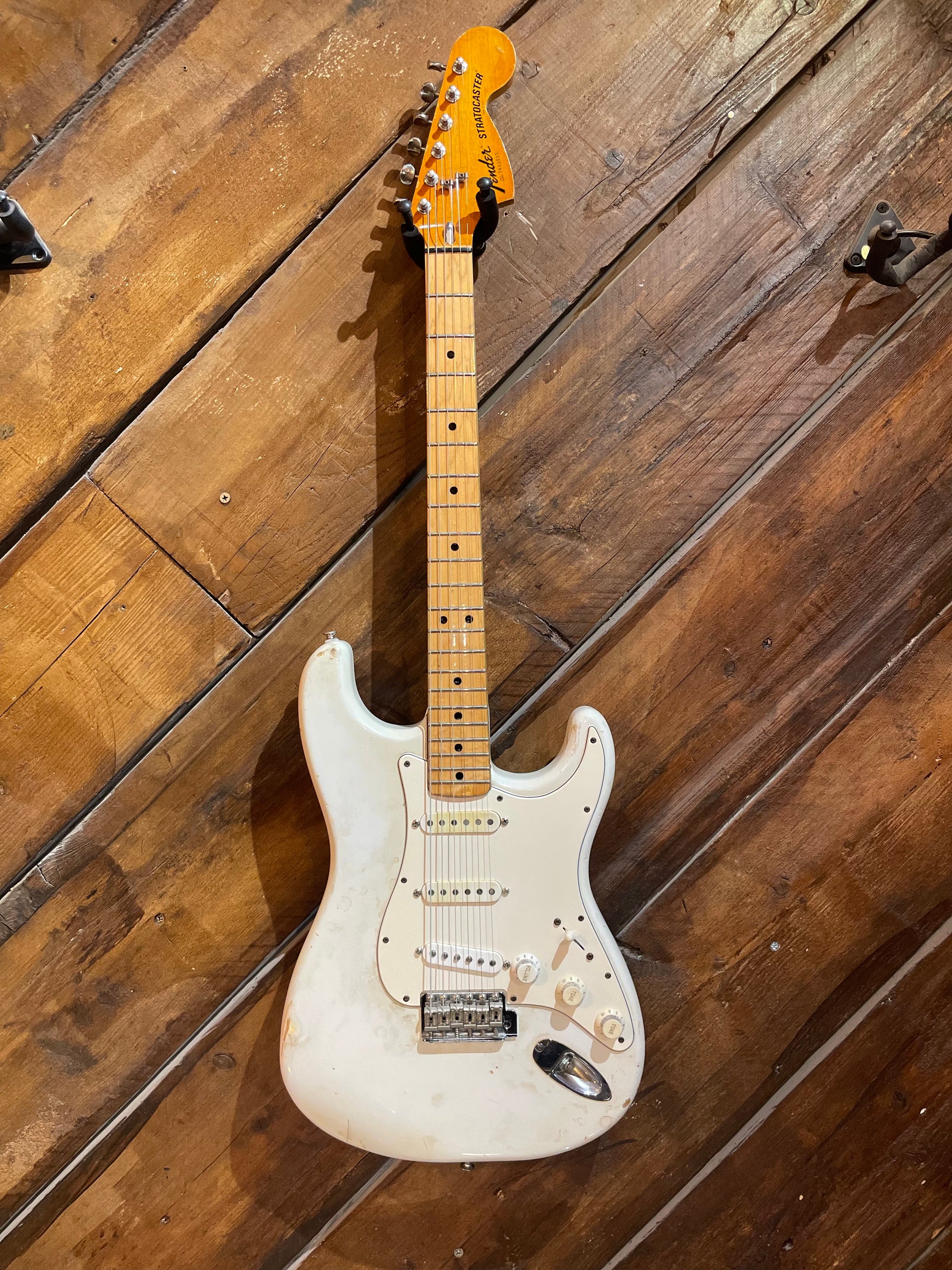 S/H 1976 Fender Stratocaster, Olympic White