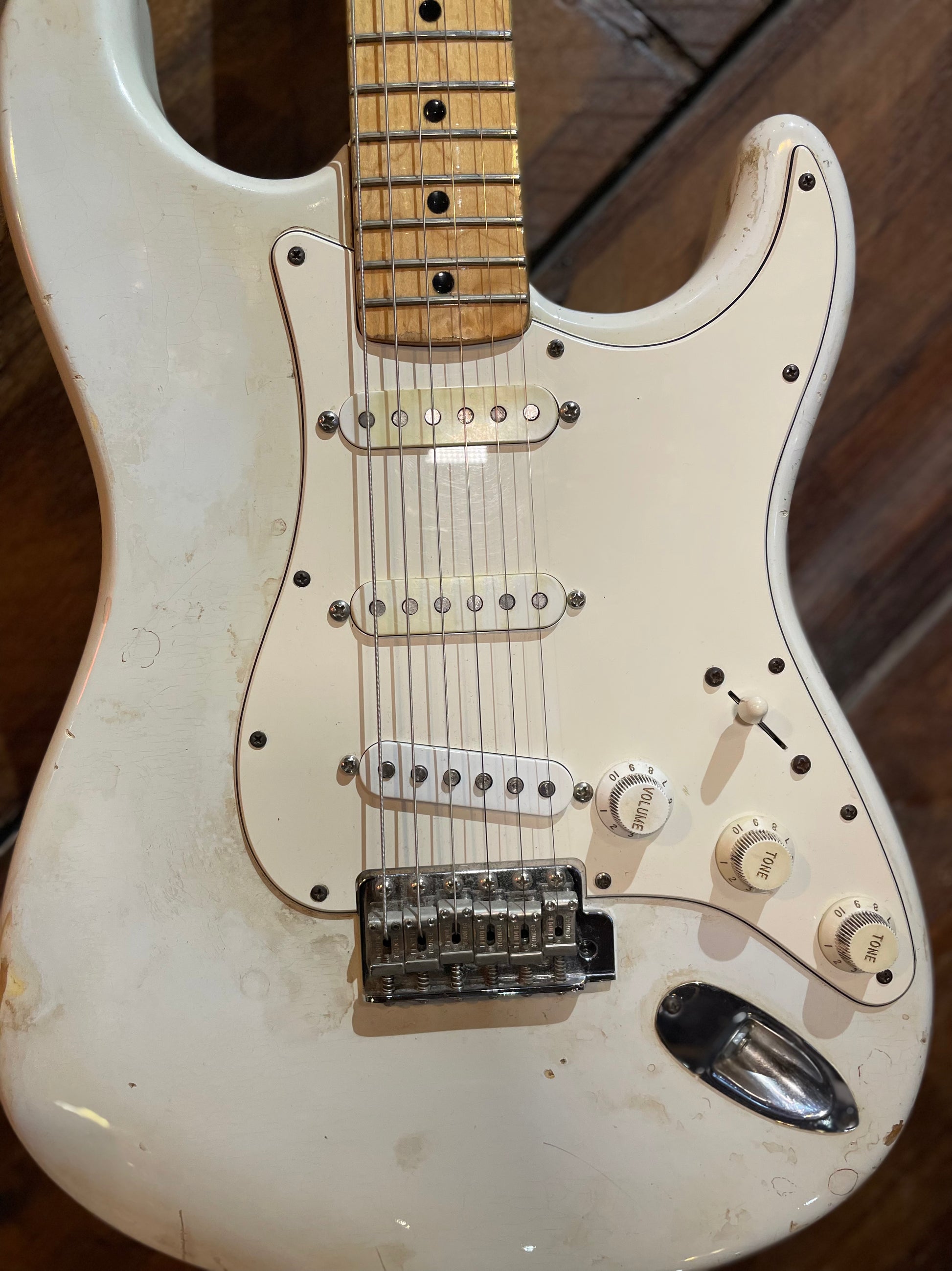 S/H 1976 Fender Stratocaster, Olympic White