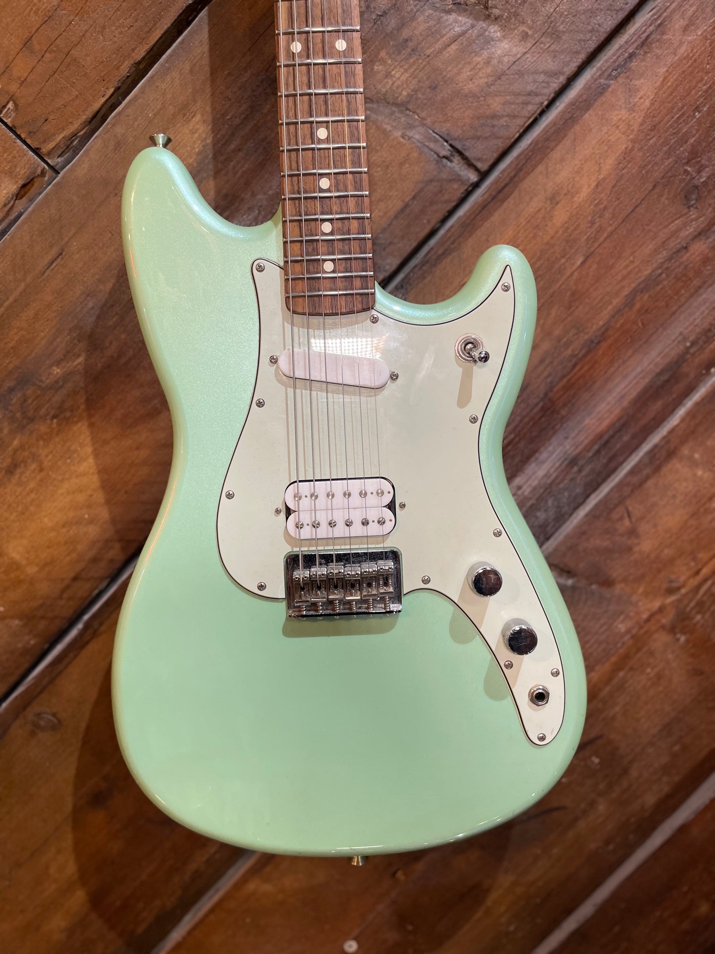 S/H Fender Player Duo Sonic HS, Mystic Seafoam Green
