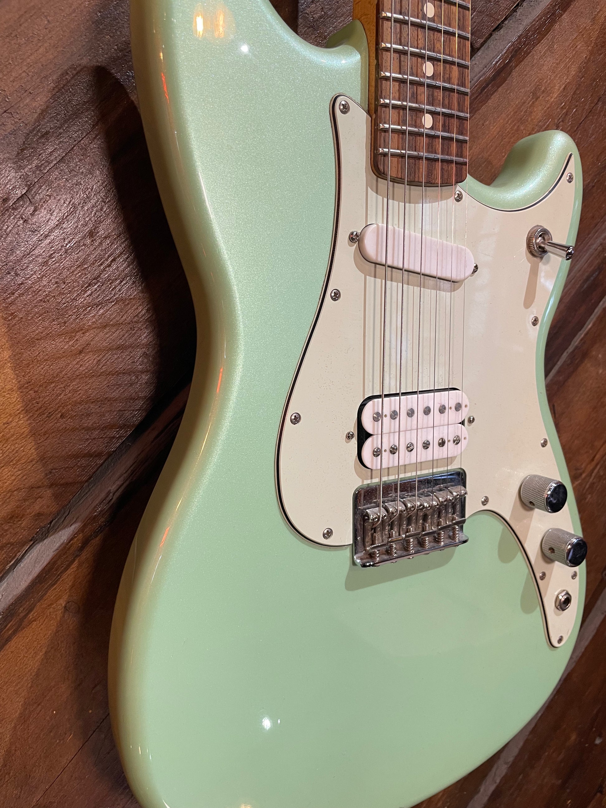 S/H Fender Player Duo Sonic HS, Mystic Seafoam Green
