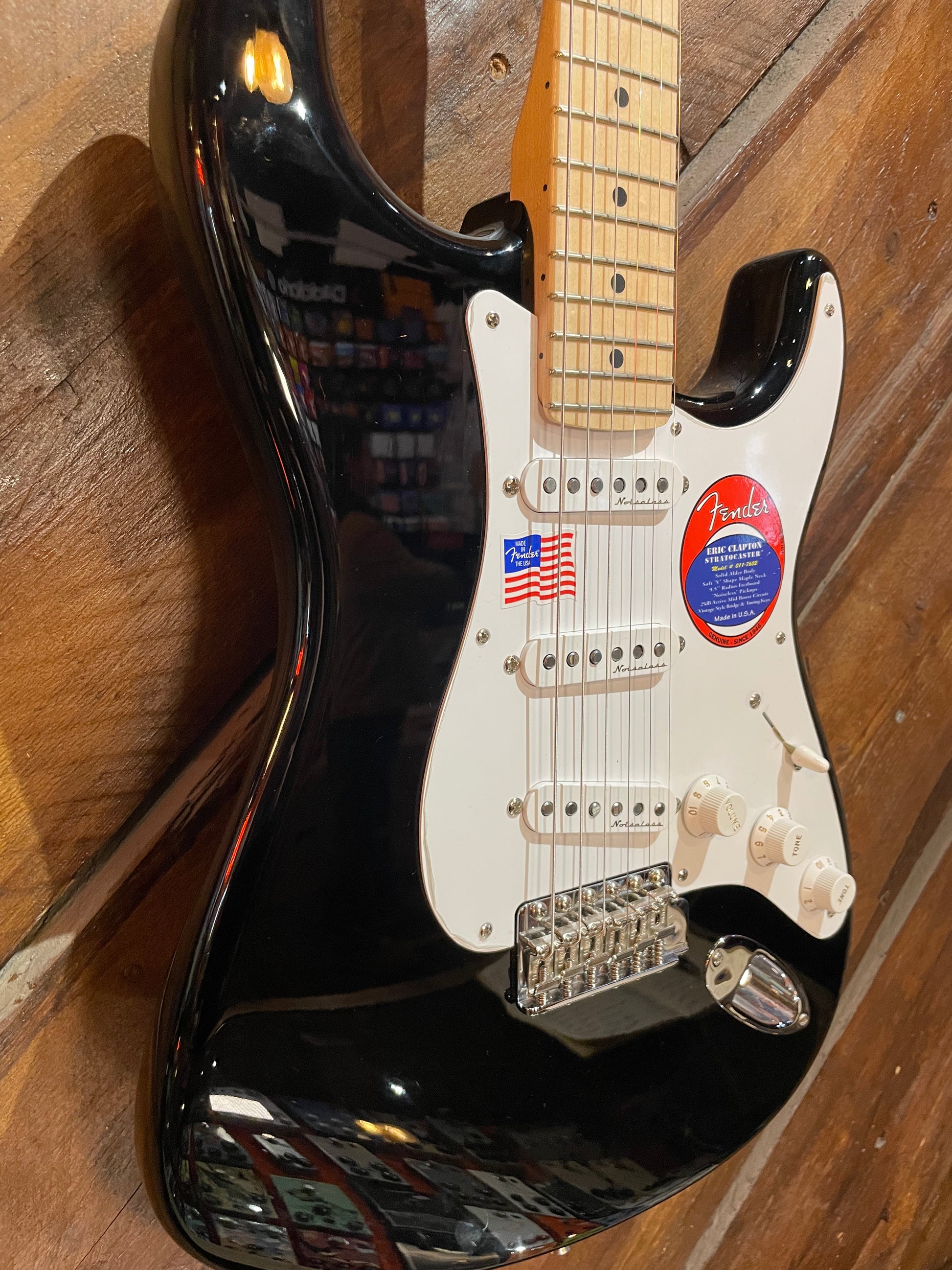 S/H 2021 Fender Eric Clapton Signature Stratocaster, Black Mint!