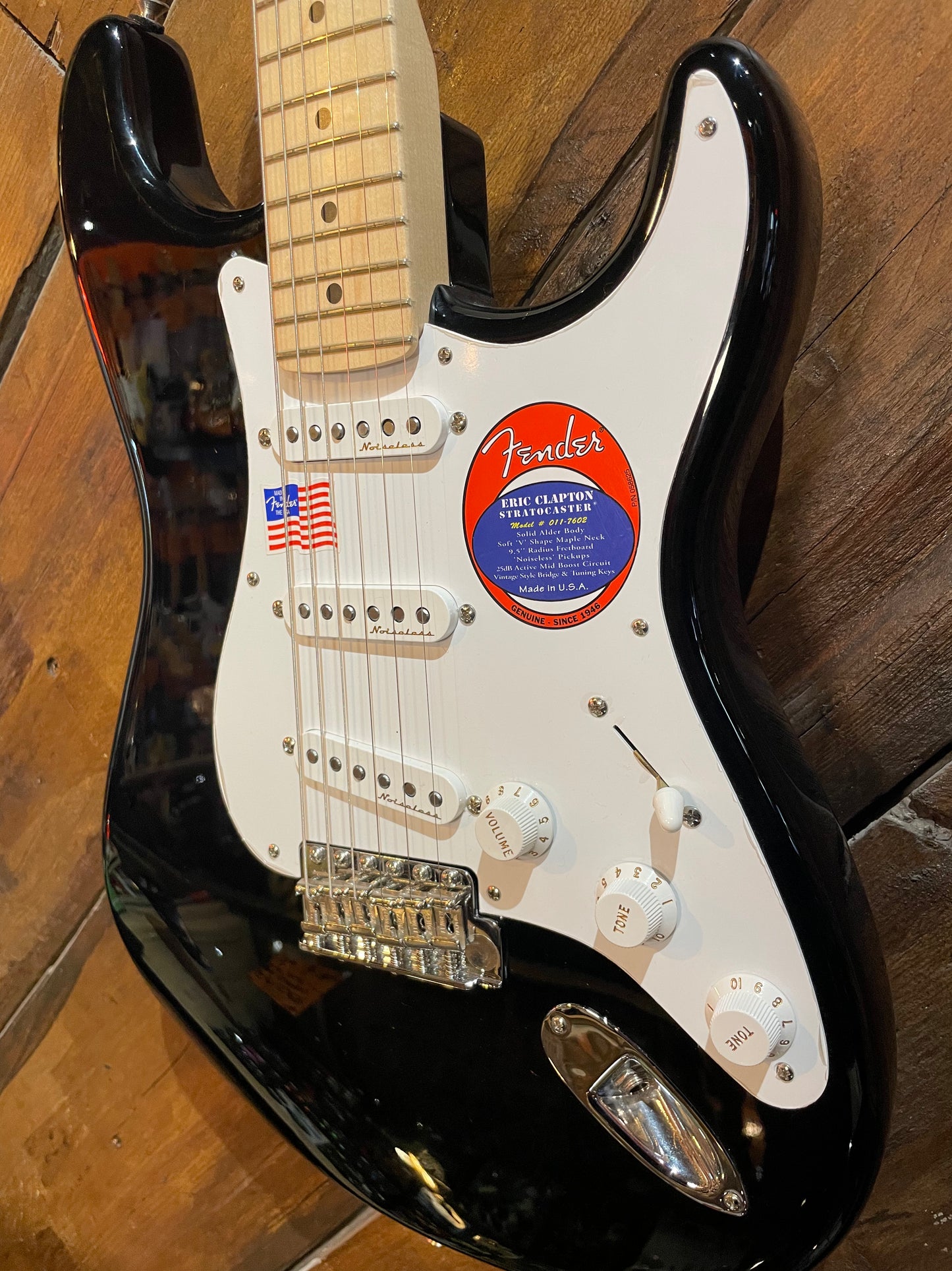 S/H 2021 Fender Eric Clapton Signature Stratocaster, Black Mint!