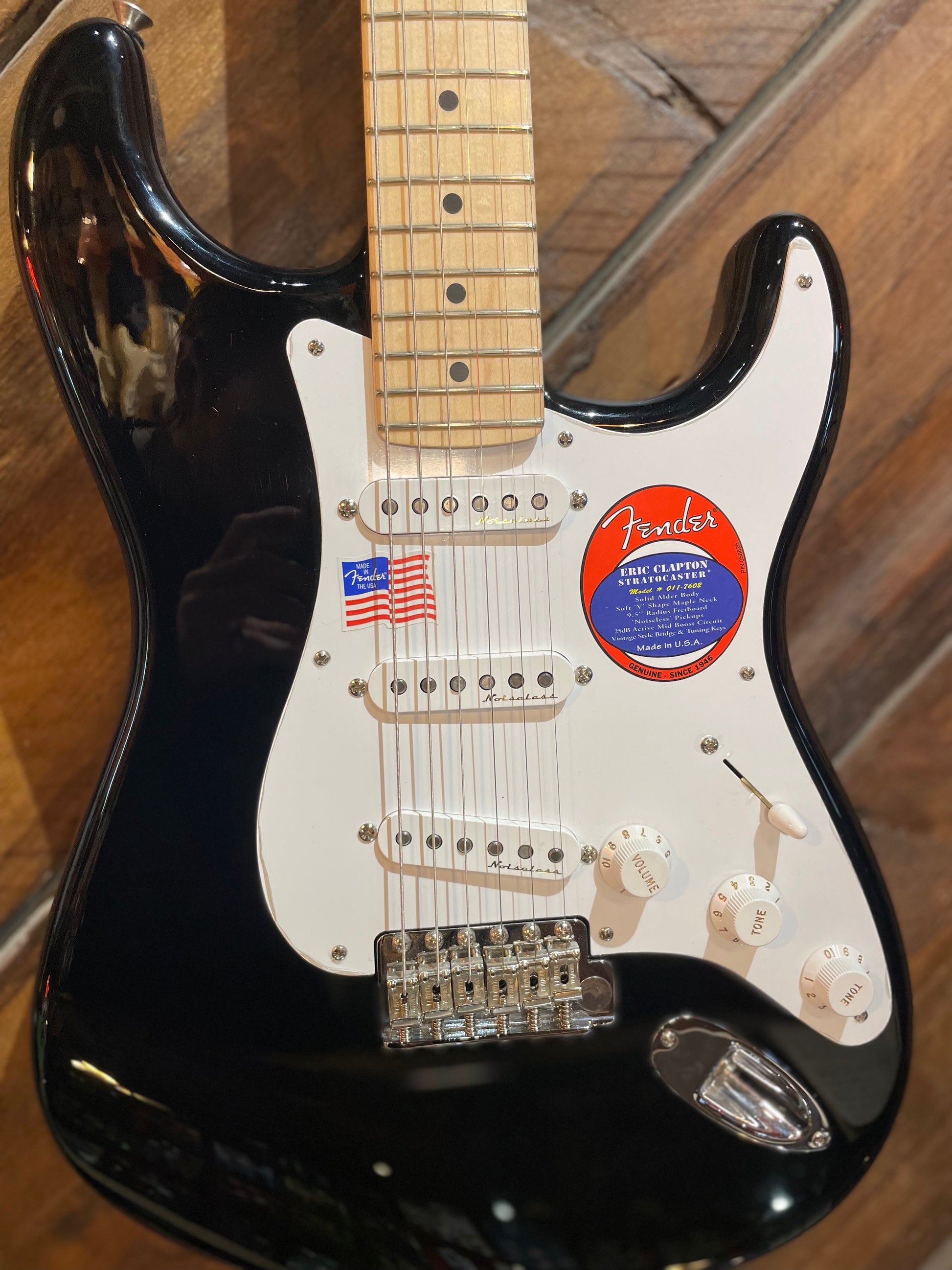 S/H 2021 Fender Eric Clapton Signature Stratocaster, Black Mint!