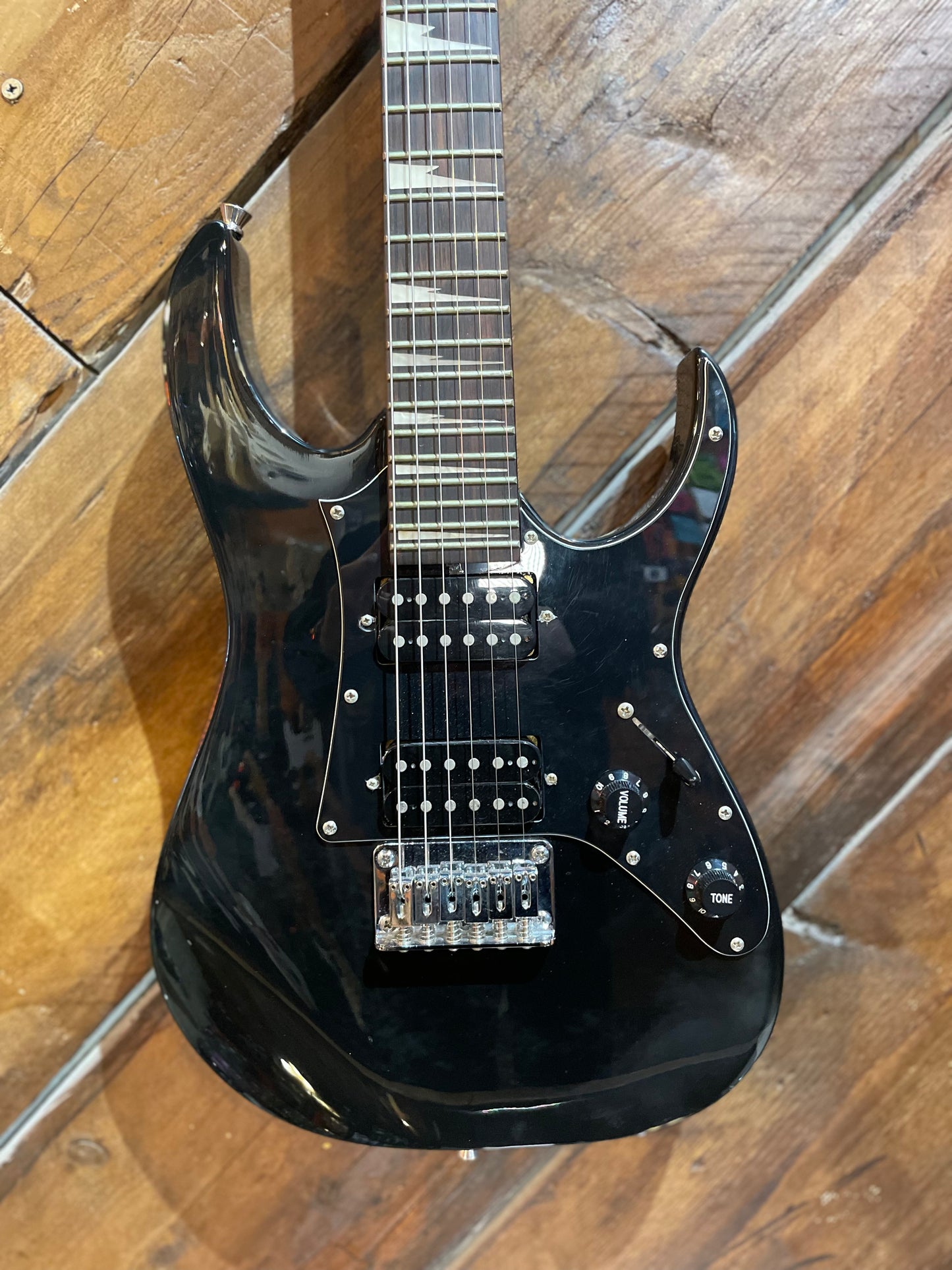 S/H Ibanez 6 GRGM21-BKN GIO RG MiKro Guitar, Black
